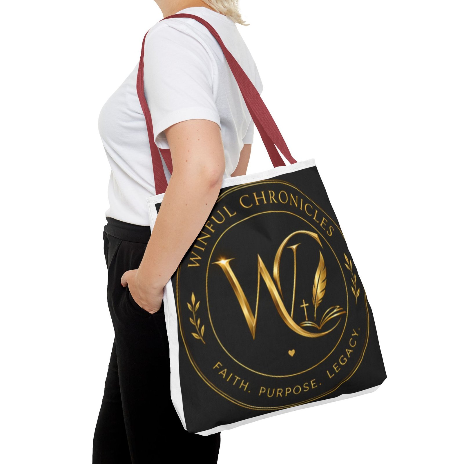 Winful Chronicles Signature Collection Tote Bag (AOP) - Image 23