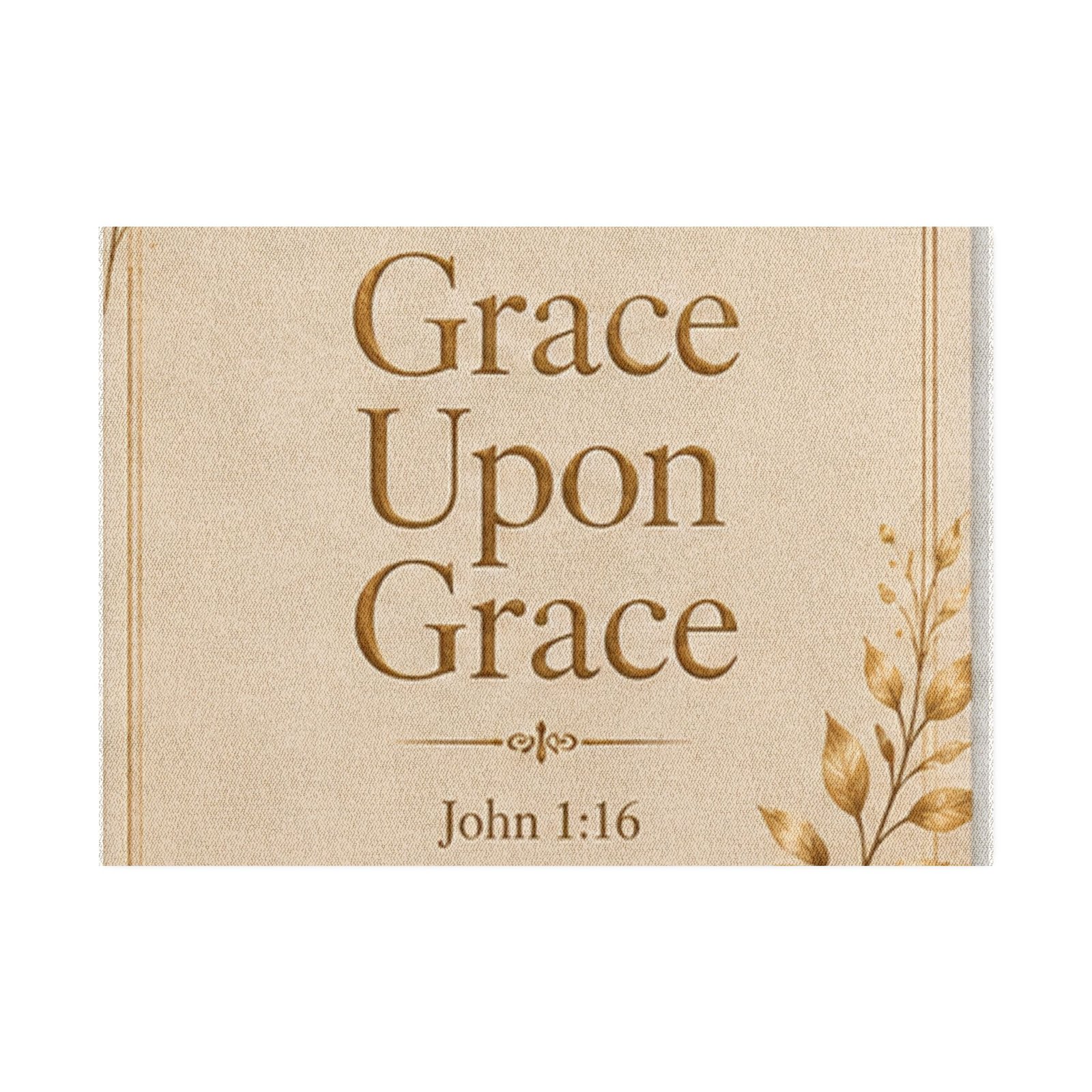 Grace Upon Grace Christian Rug