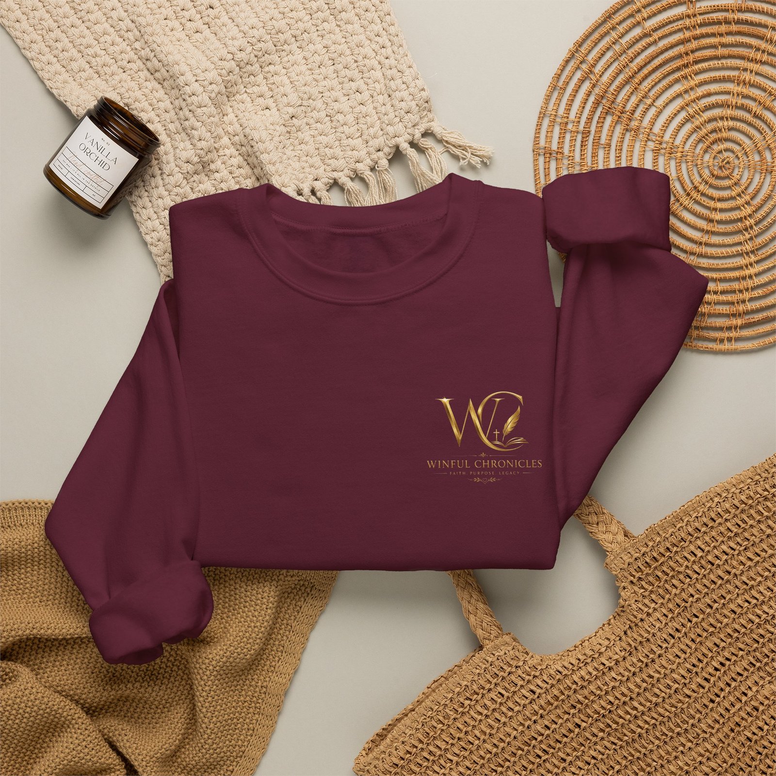 Winful Chronicles Signature Unisex Crewneck Sweatshirt - Image 16