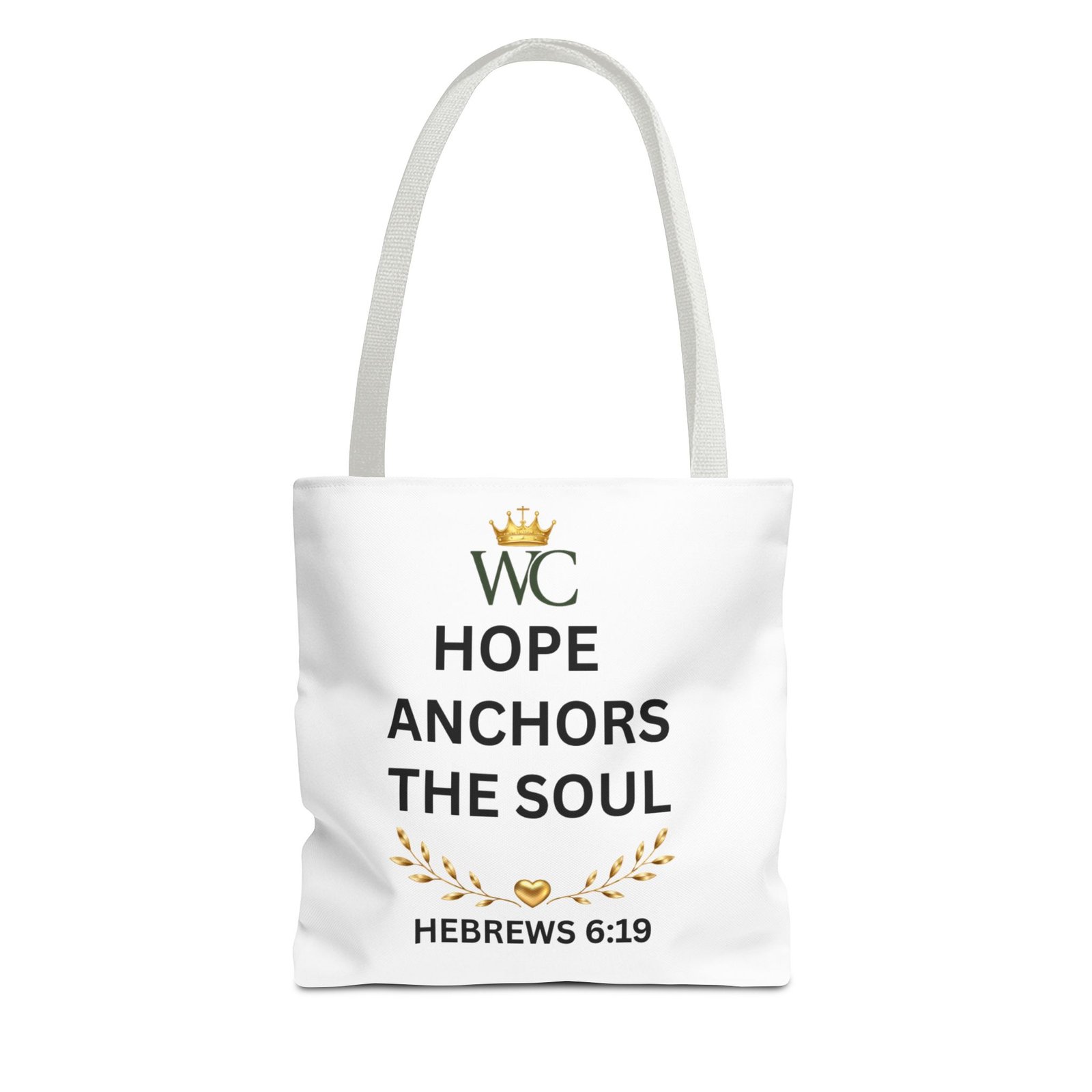 Hope Anchors the Soul Tote Bag (AOP) - Image 9