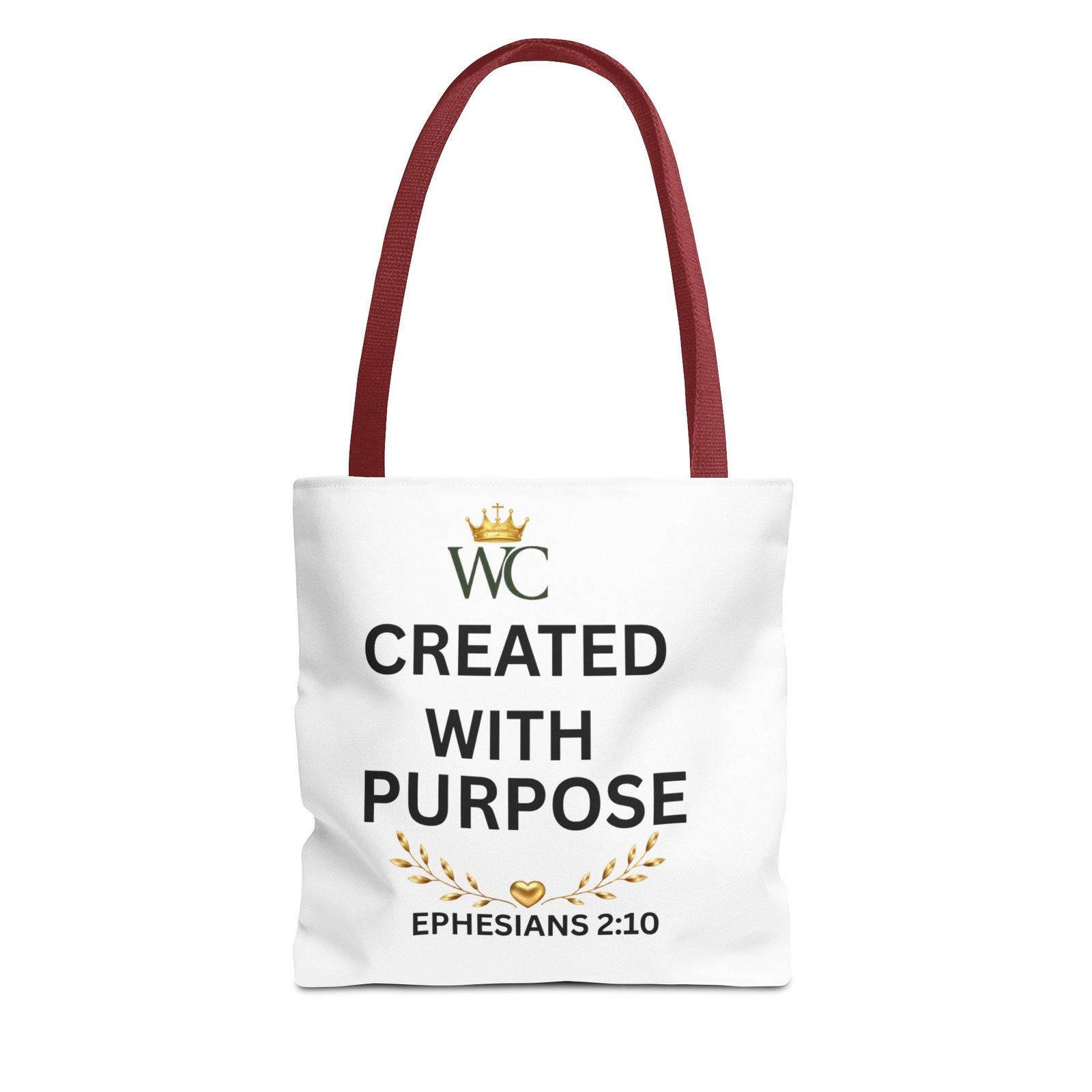 Created With Purpose Tote Bag (AOP) - Image 5