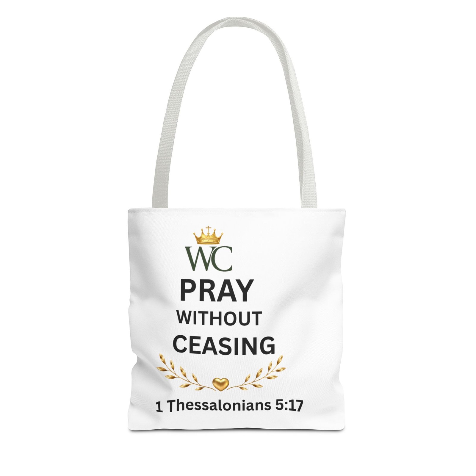 Pray Without Ceasing Tote Bag (AOP) - Image 9