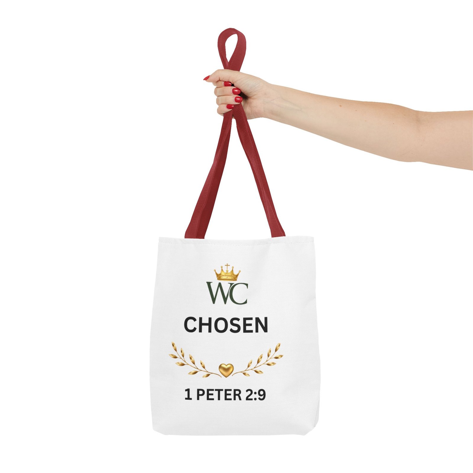 Chosen Christian Tote Bag (AOP) - Image 8