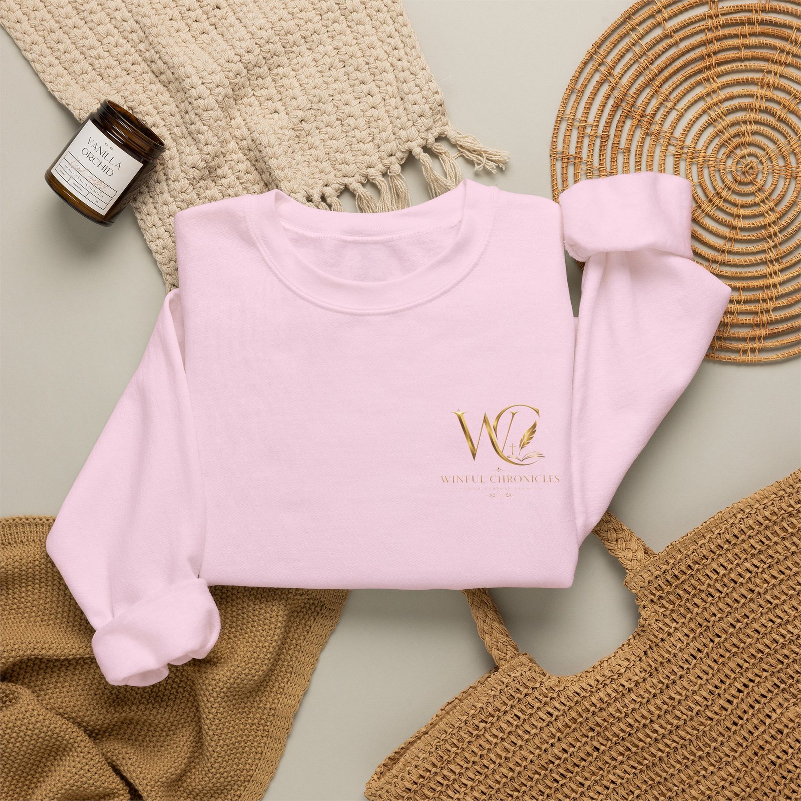Winful Chronicles Signature Unisex Crewneck Sweatshirt - Image 39