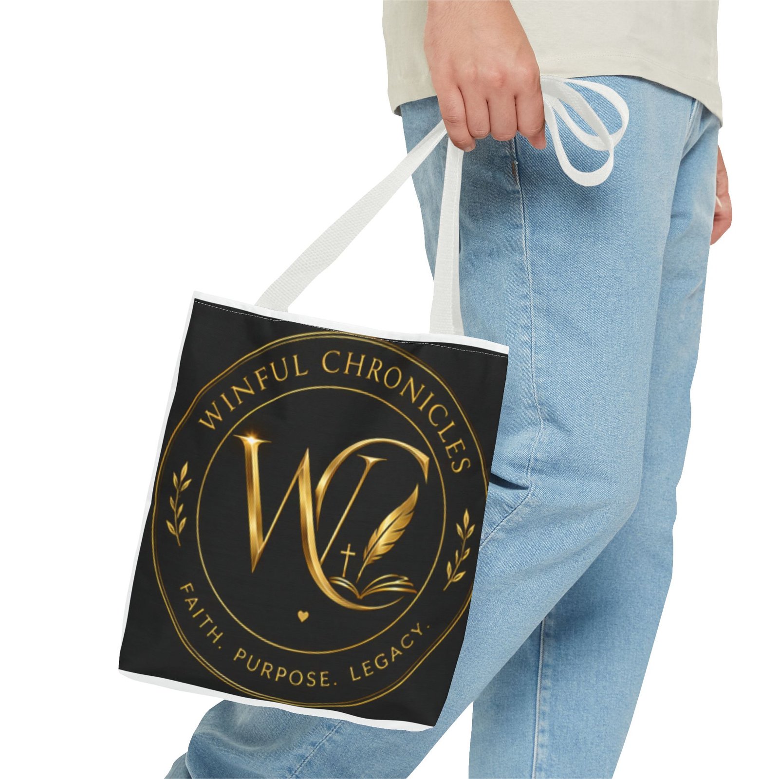Winful Chronicles Signature Collection Tote Bag (AOP) - Image 26