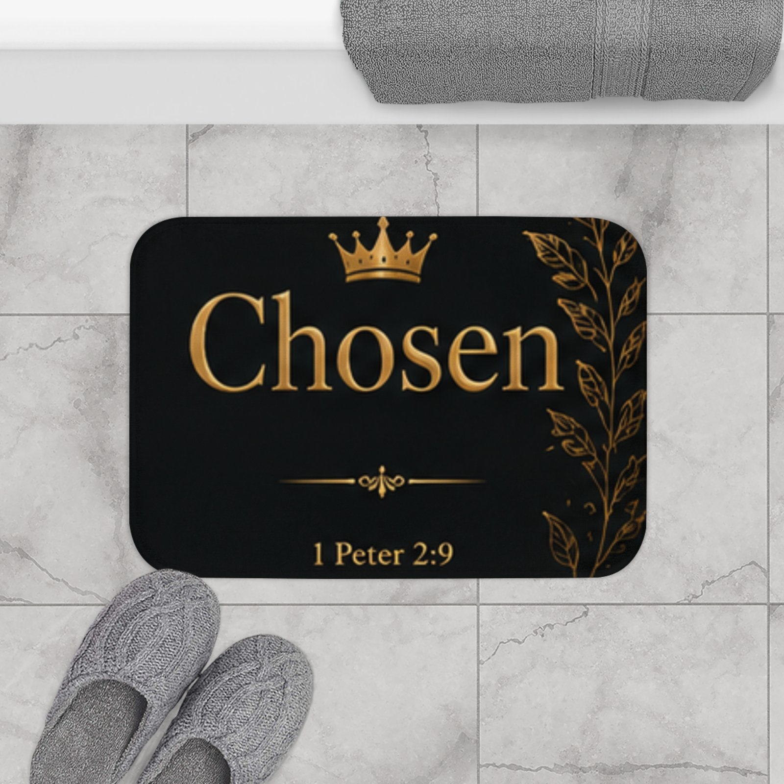 Chosen Christian Bath Mat - Image 4