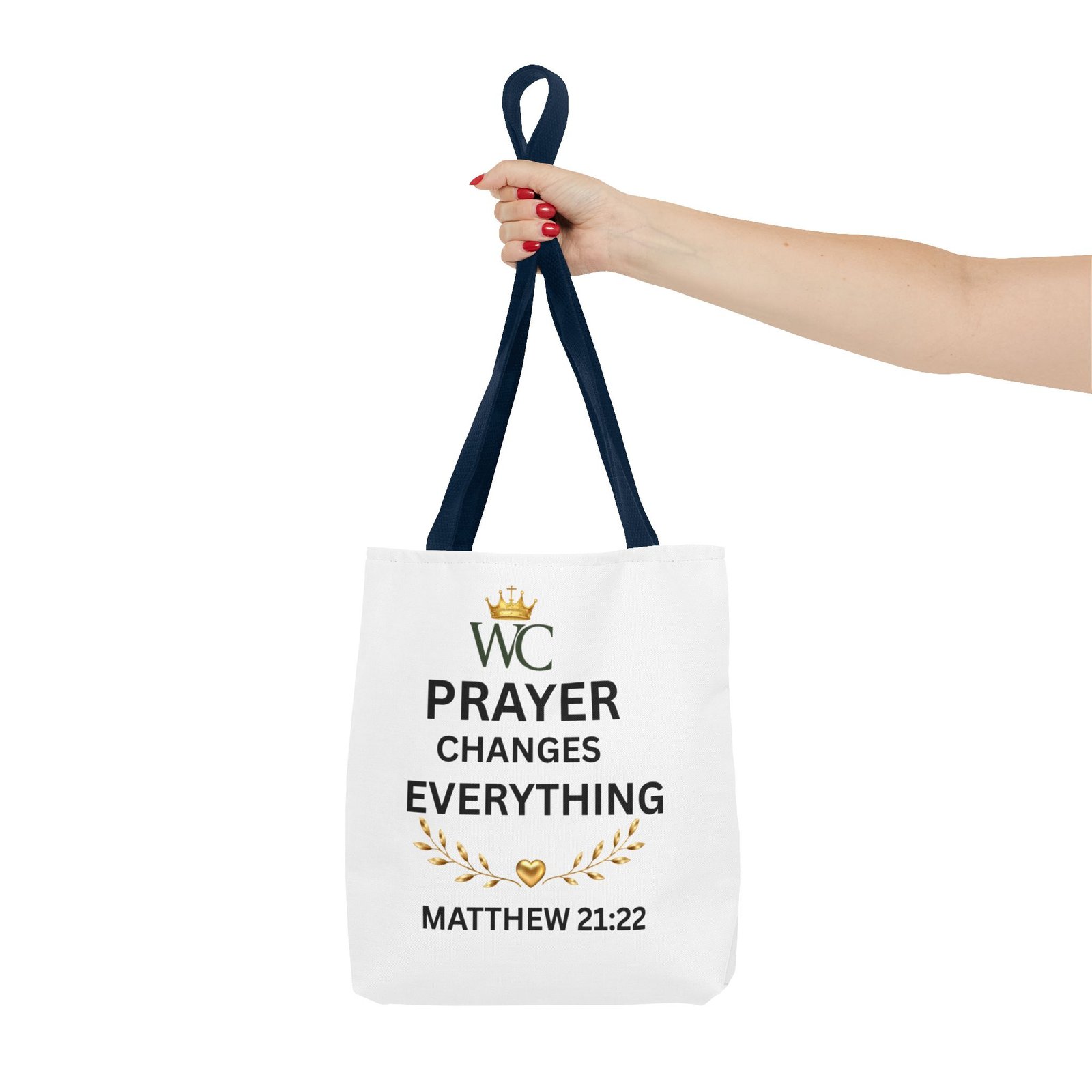 Prayer Changes Everything Tote Bag (AOP) - Image 20