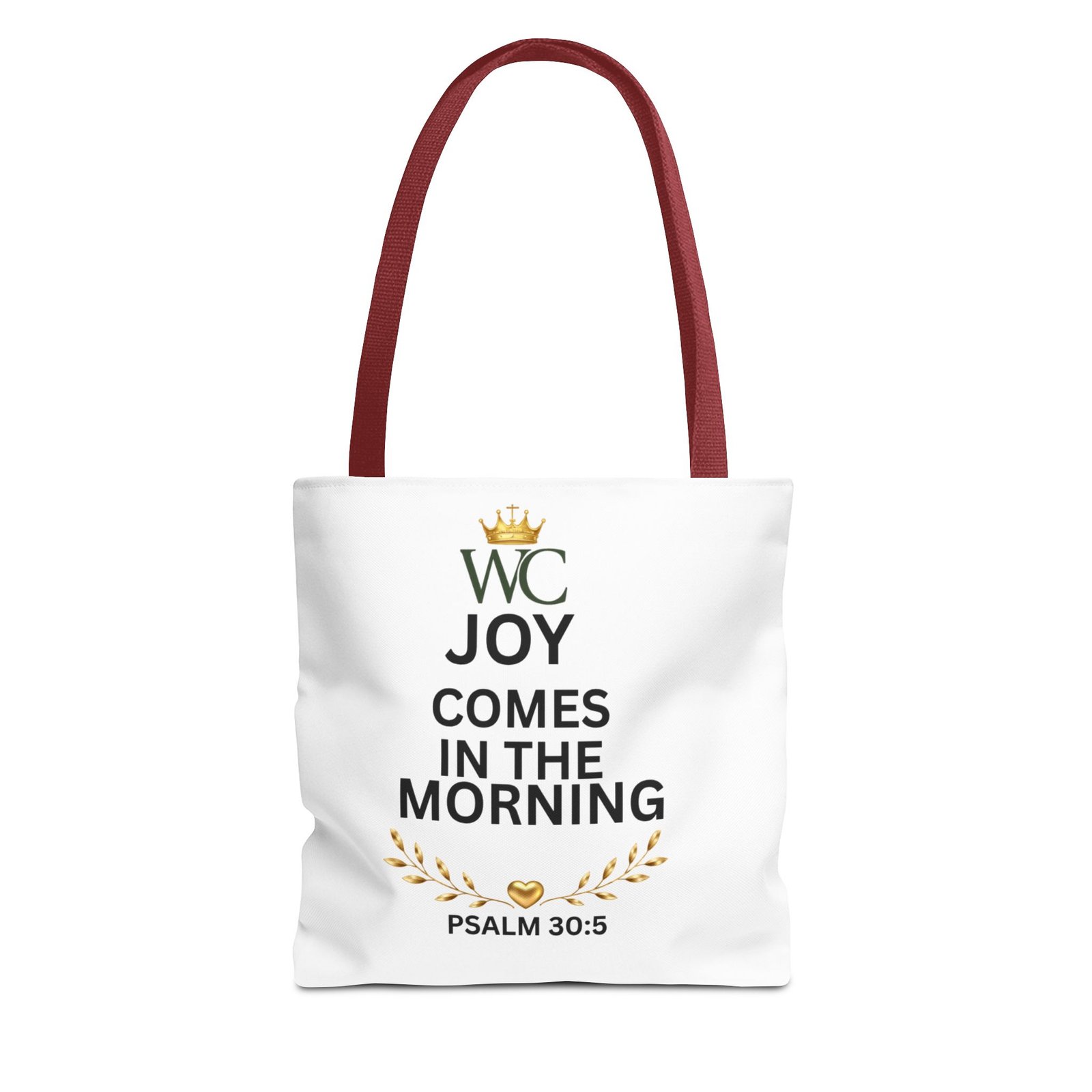 Joy Comes in the Morning Christian Tote Bag (AOP) - Image 5