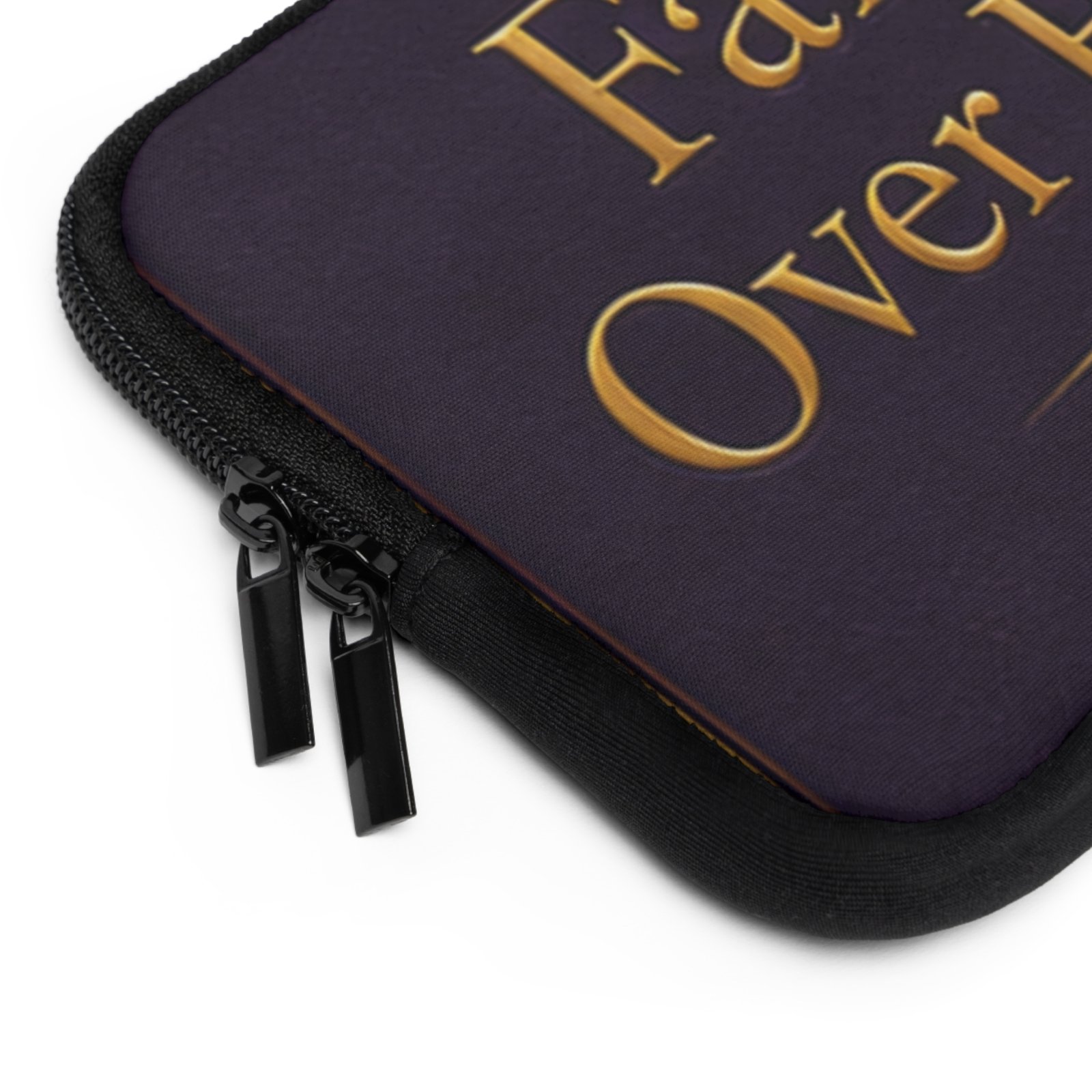 Faith Over Fear Laptop Sleeve - Image 3