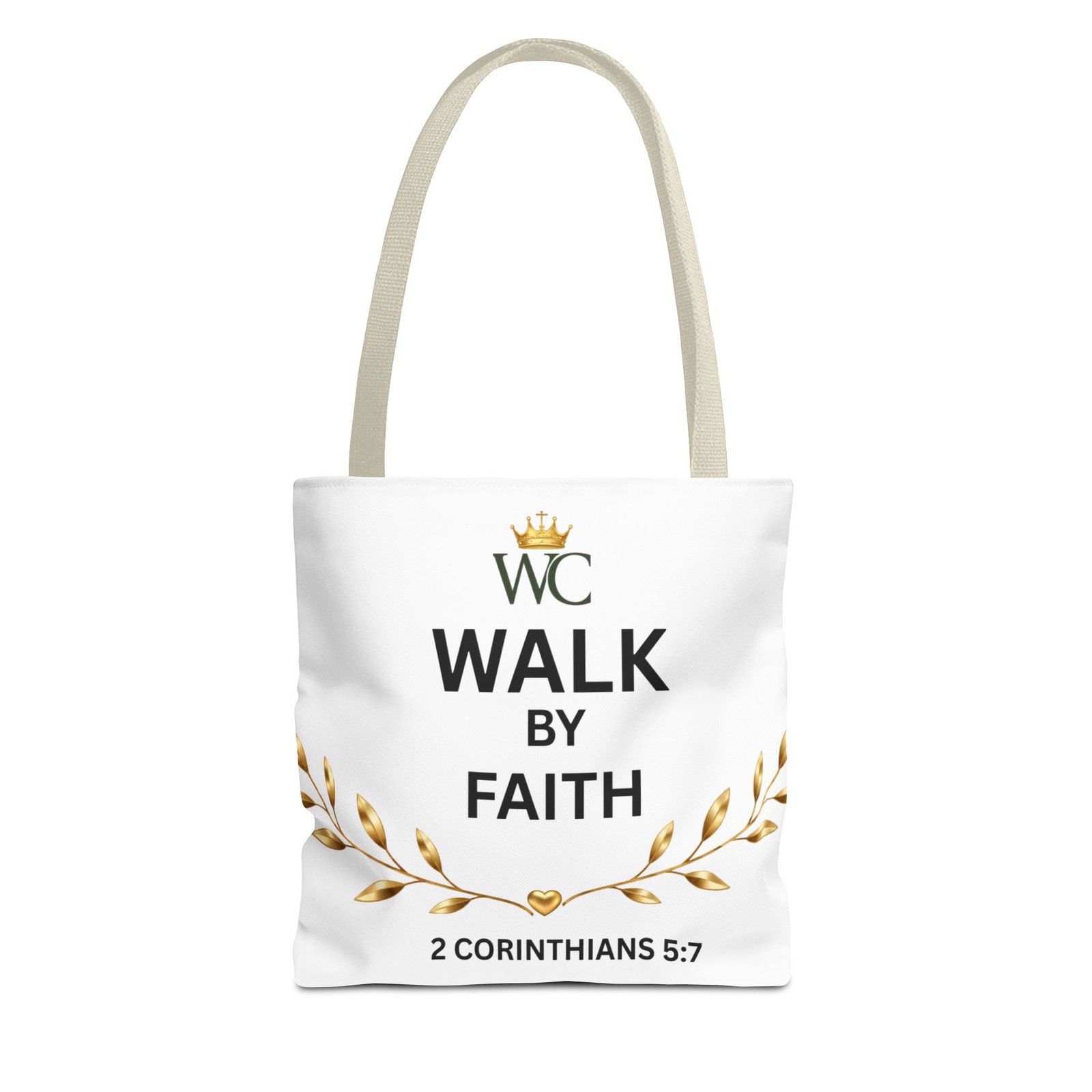 Walk by Faith Tote Bag (AOP) - Image 13