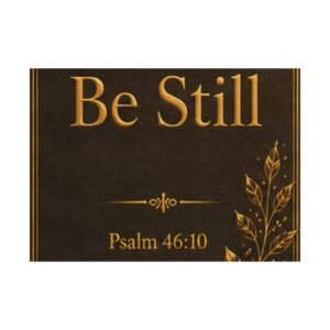Be Still Christian Rug