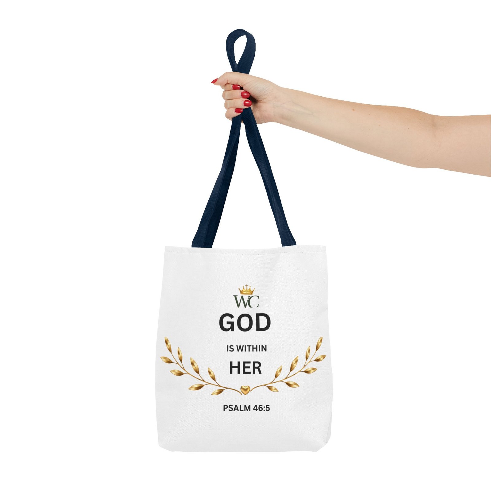 God Is Within Her Christian Tote Bag (AOP) - Image 20