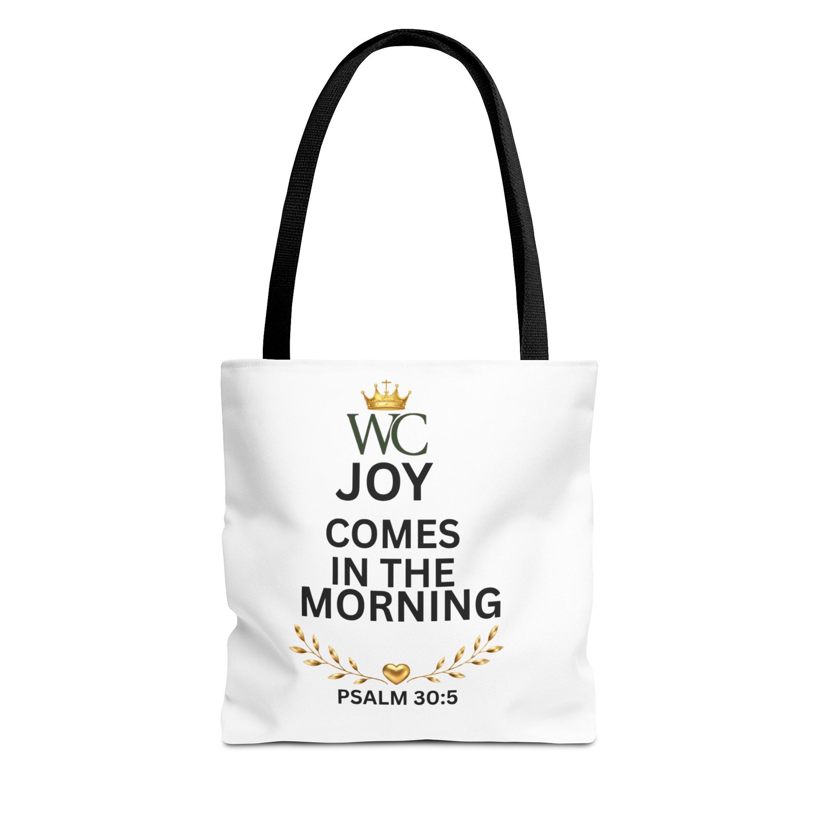 Joy Comes in the Morning Christian Tote Bag (AOP)