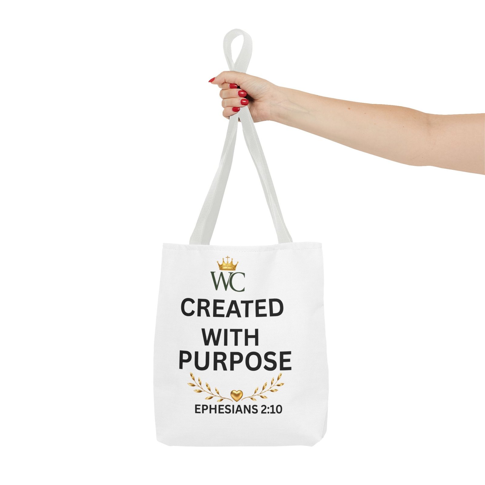 Created With Purpose Tote Bag (AOP) - Image 12