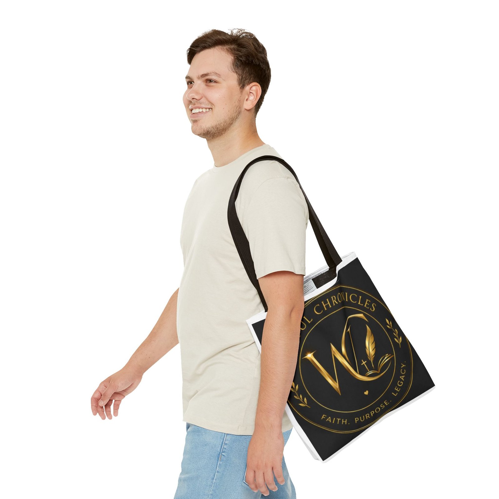 Winful Chronicles Signature Collection Tote Bag (AOP) - Image 7