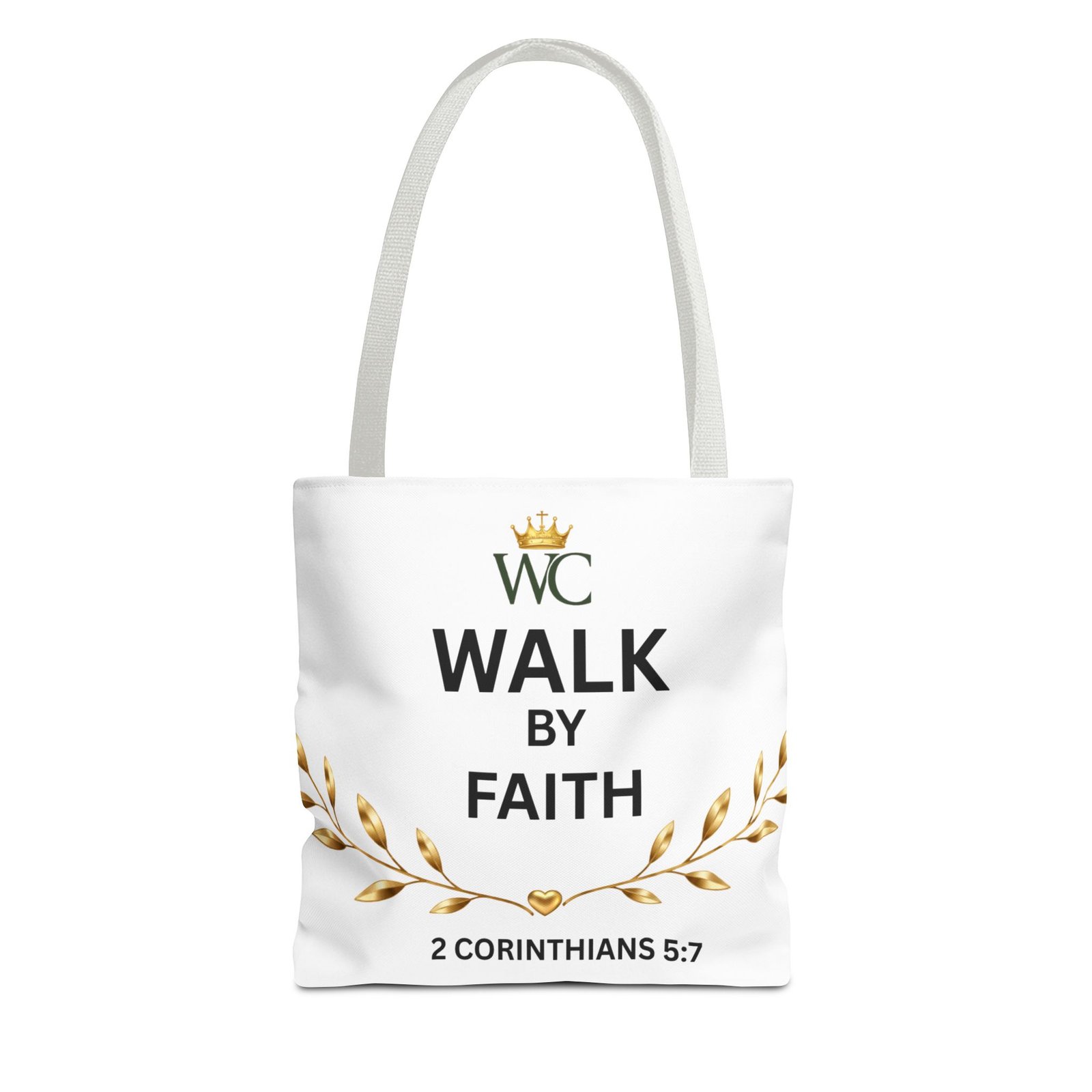 Walk by Faith Tote Bag (AOP) - Image 9