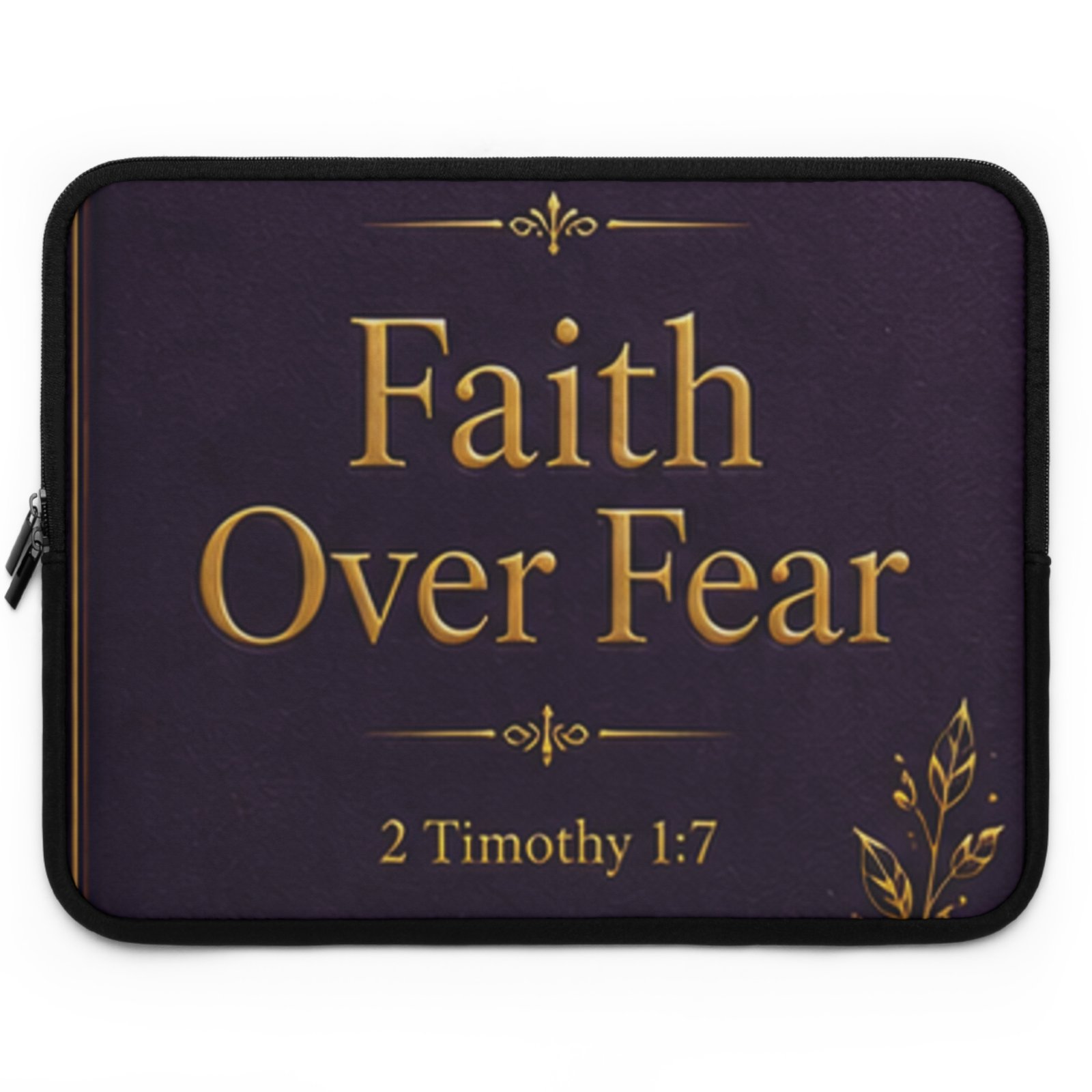 Faith Over Fear Laptop Sleeve - Image 17