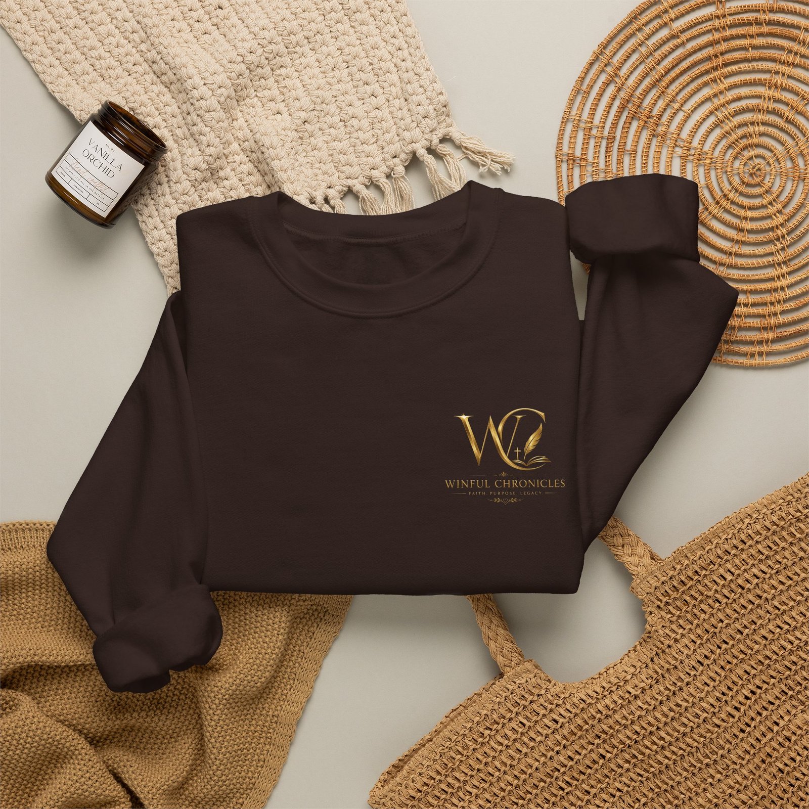 Winful Chronicles Signature Unisex Crewneck Sweatshirt - Image 20