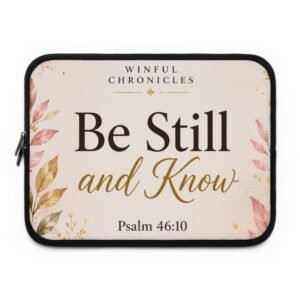 Be Still and Know Laptop Sleeve