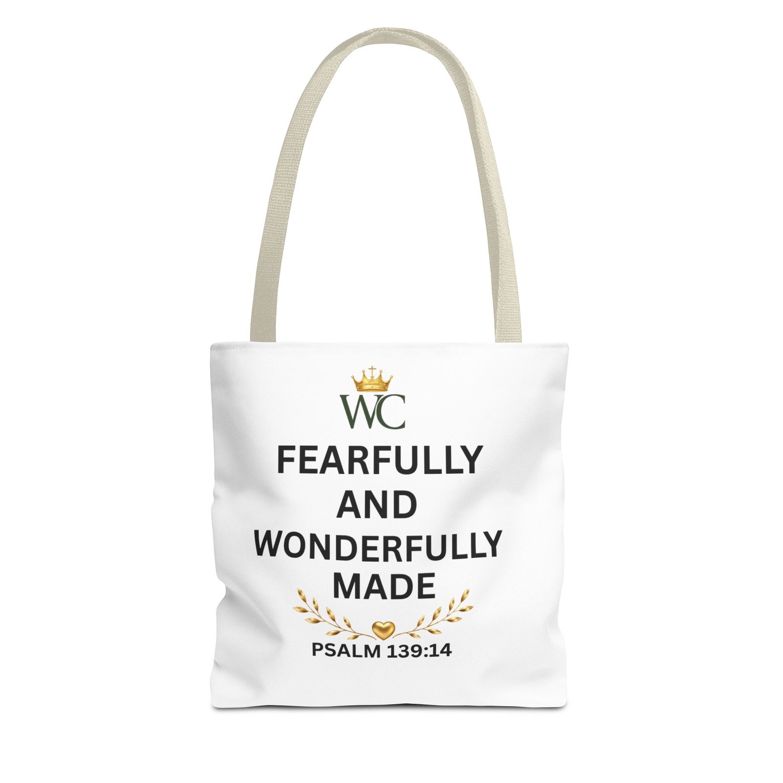Fearfully & Wonderfully Made Christian Tote Bag (AOP) - Image 13