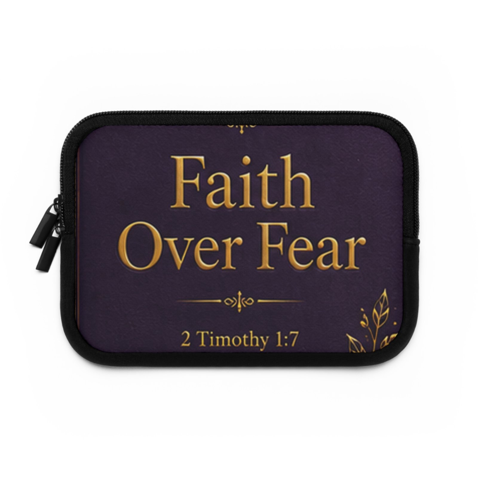 Faith Over Fear Laptop Sleeve