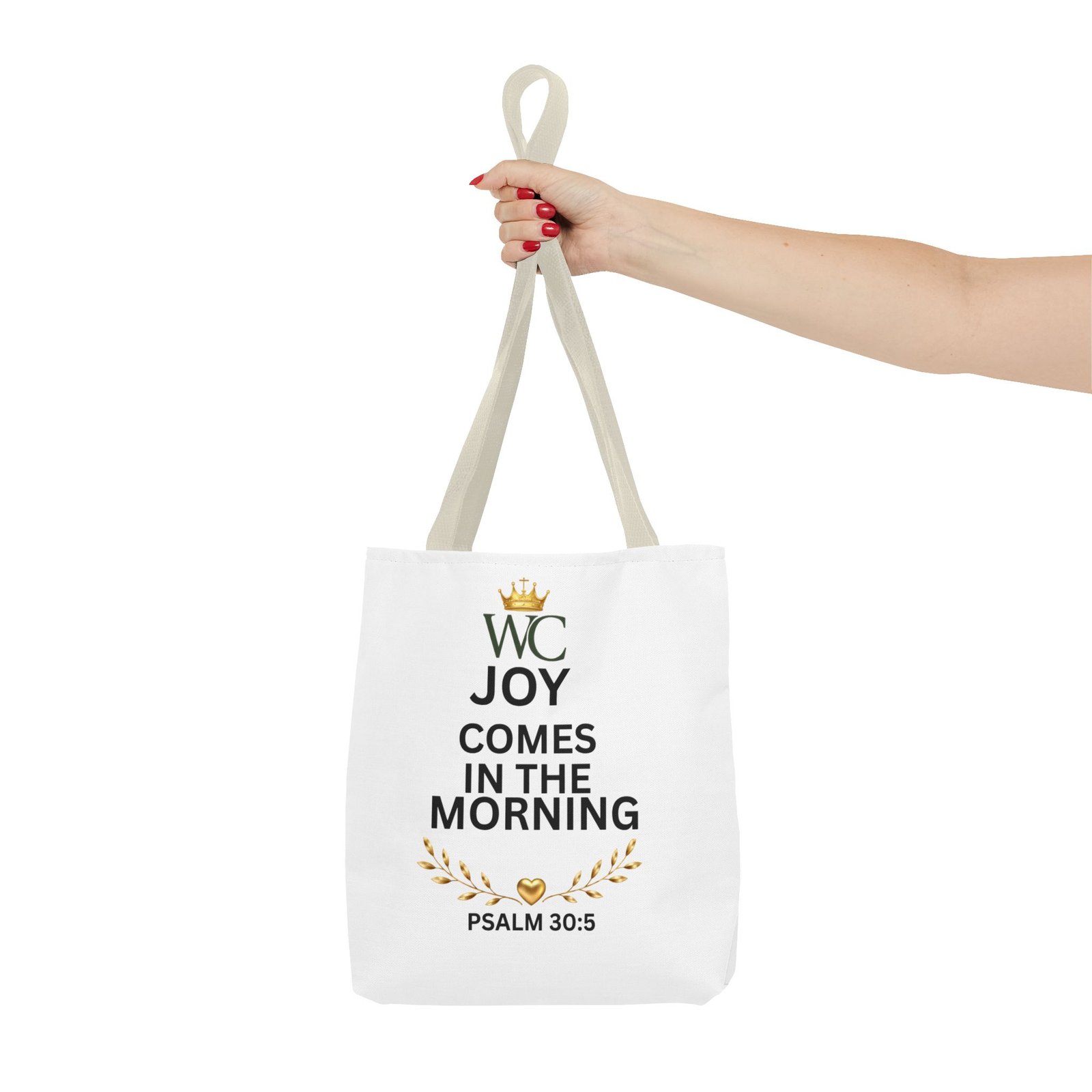 Joy Comes in the Morning Christian Tote Bag (AOP) - Image 16