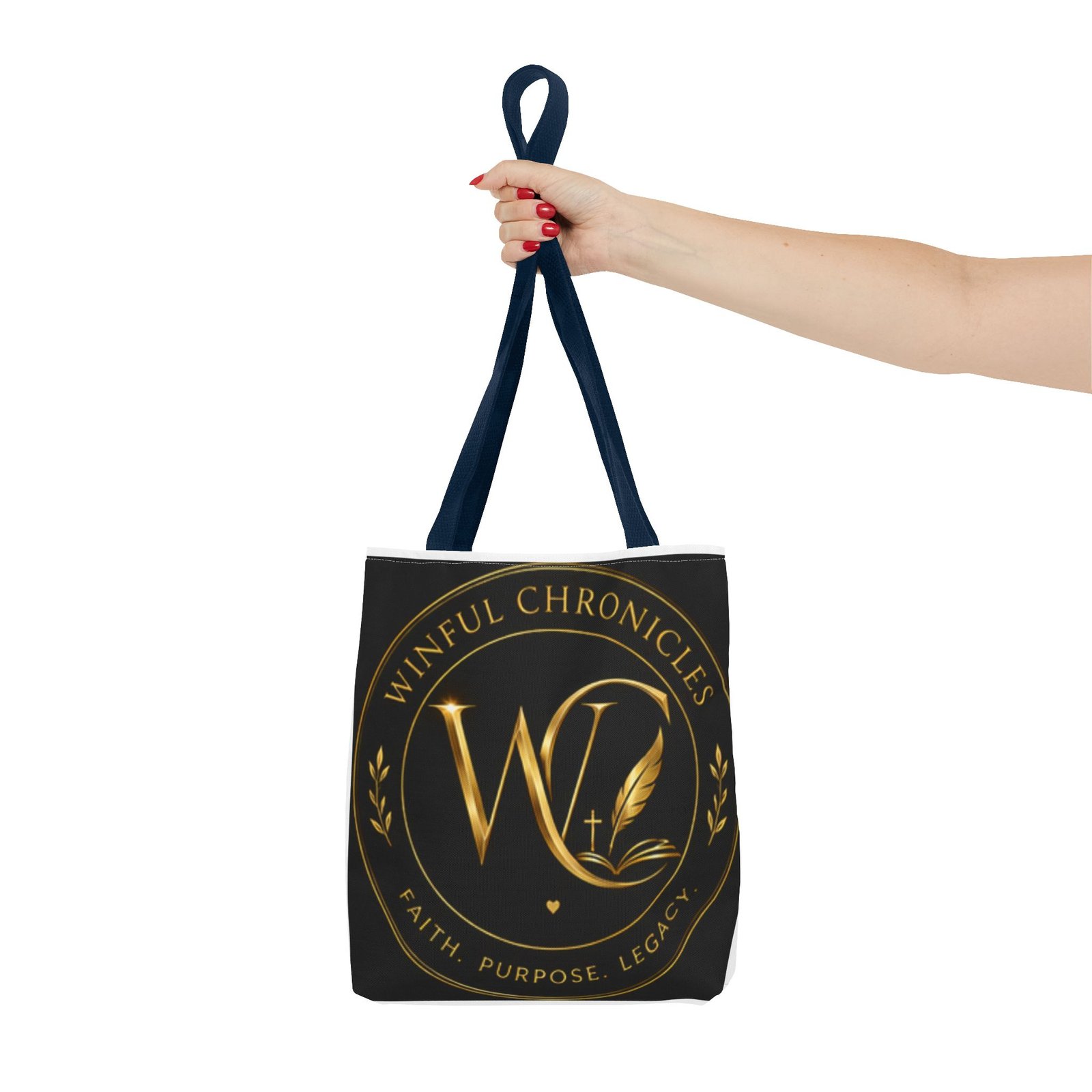 Winful Chronicles Signature Collection Tote Bag (AOP) - Image 51