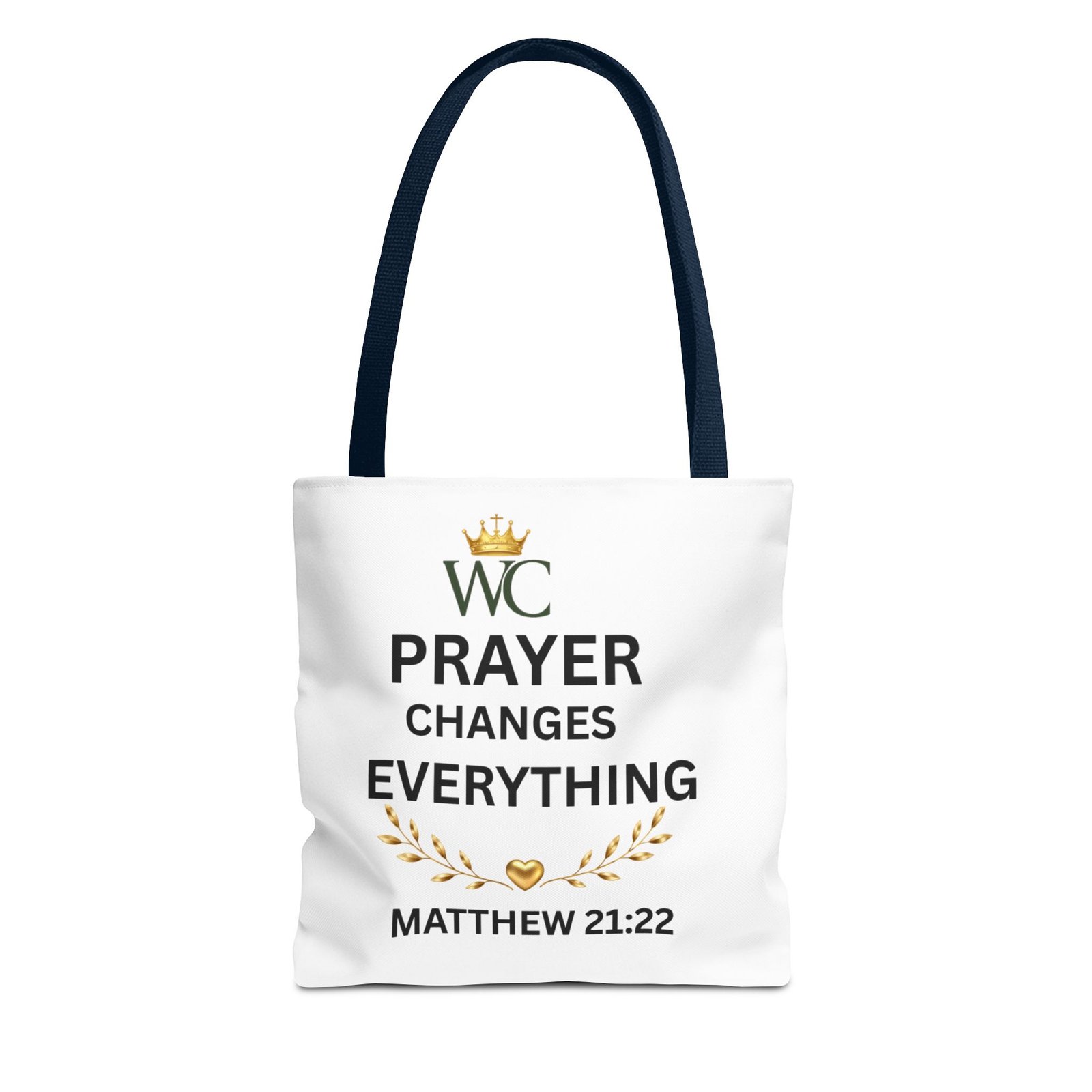 Prayer Changes Everything Tote Bag (AOP) - Image 17