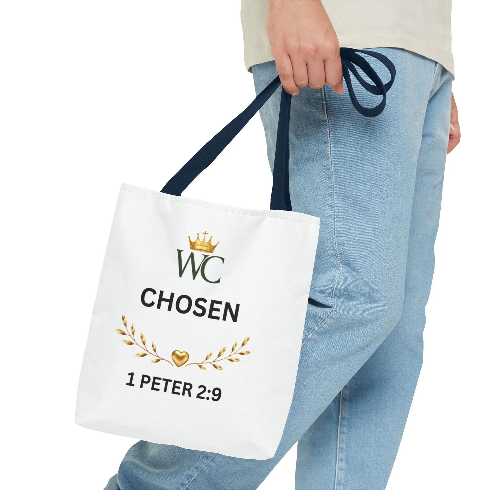 Chosen Christian Tote Bag (AOP) - Image 19