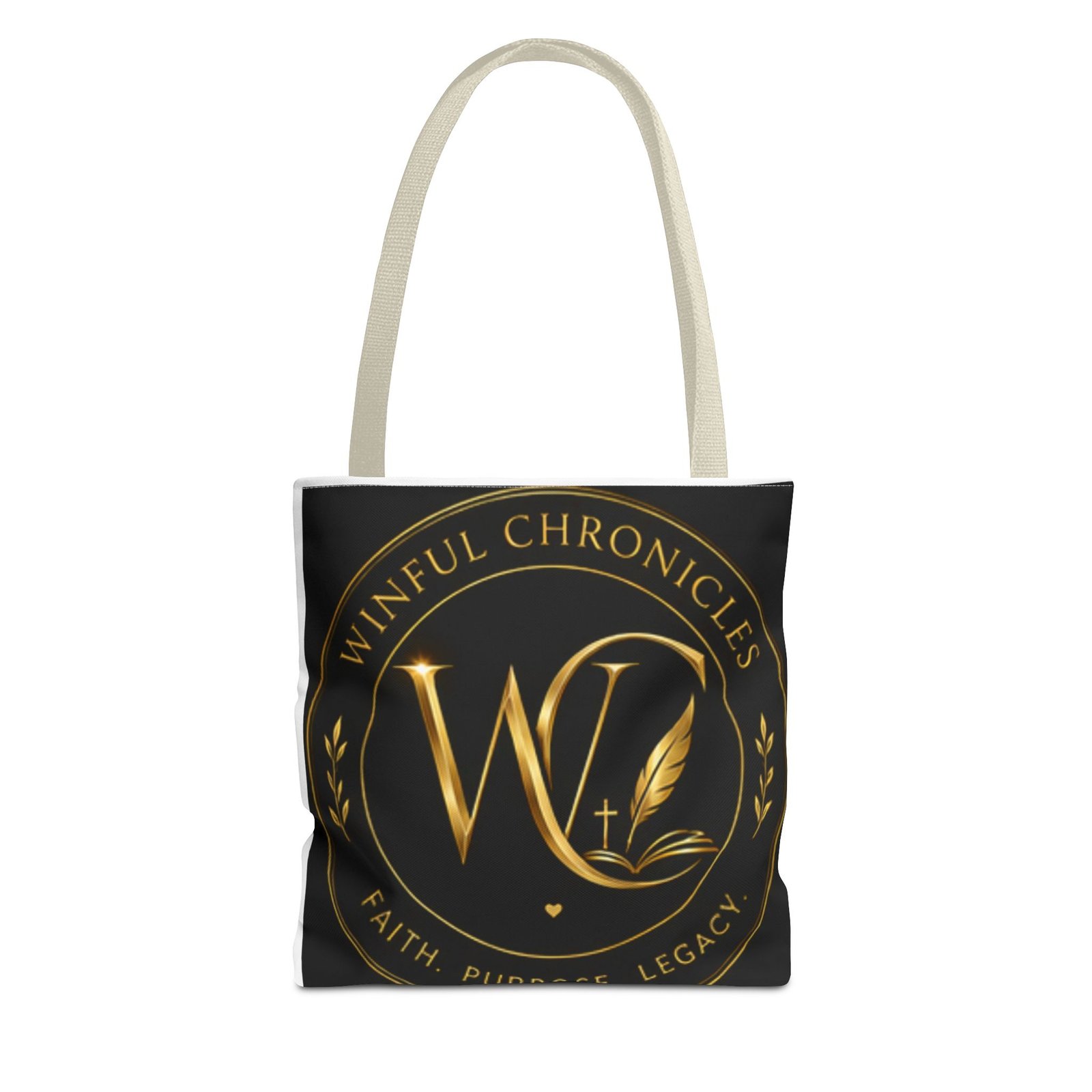 Winful Chronicles Signature Collection Tote Bag (AOP) - Image 36