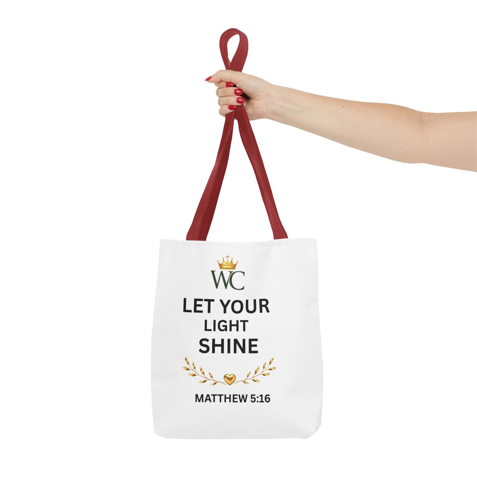 Let Your Light Shine Tote Bag (AOP) - Image 8