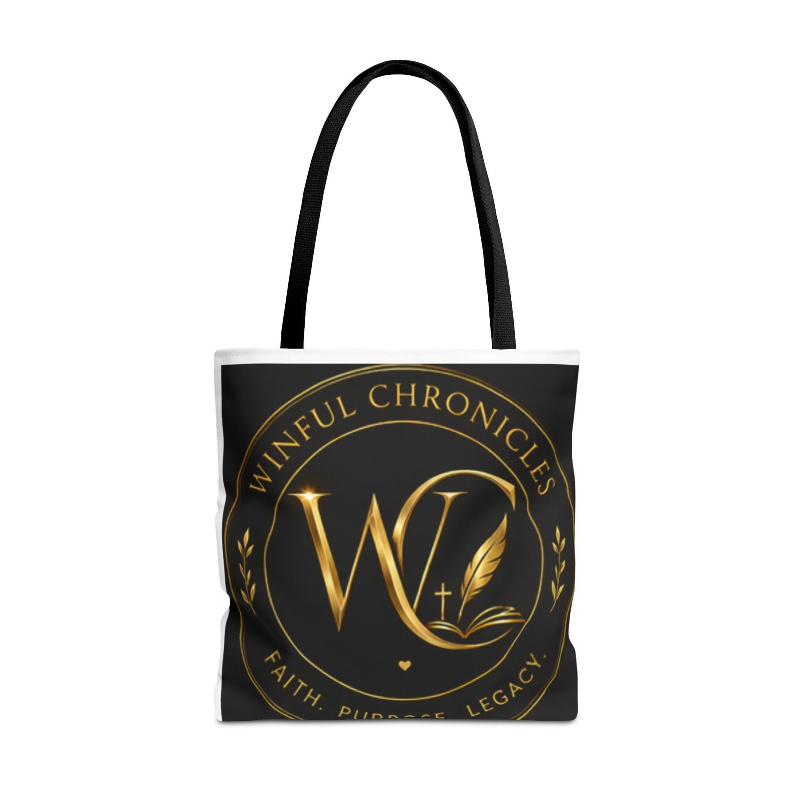 Winful Chronicles Signature Collection Tote Bag (AOP) - Image 8