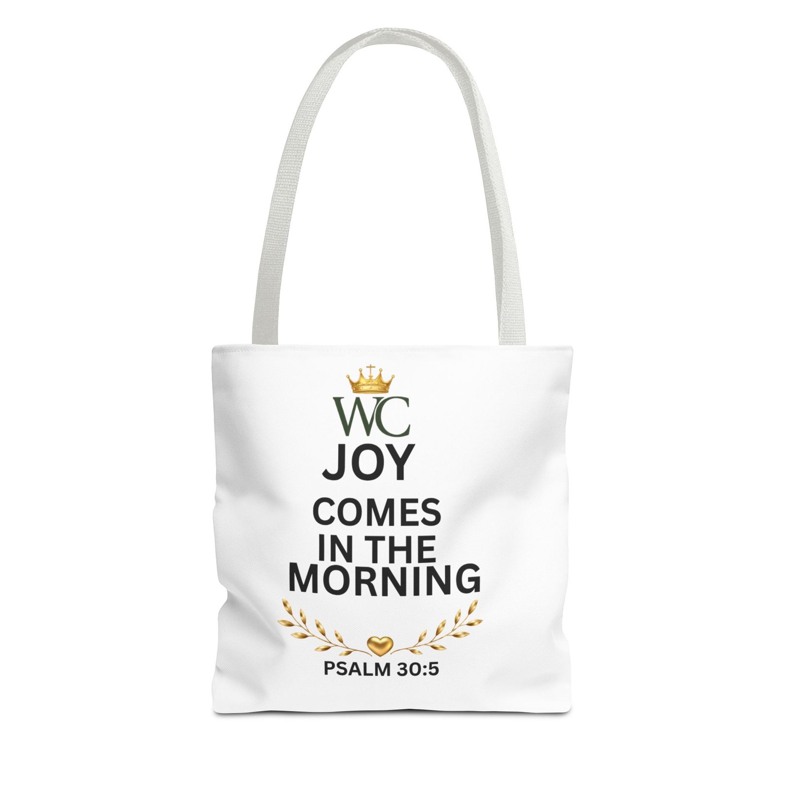 Joy Comes in the Morning Christian Tote Bag (AOP) - Image 9