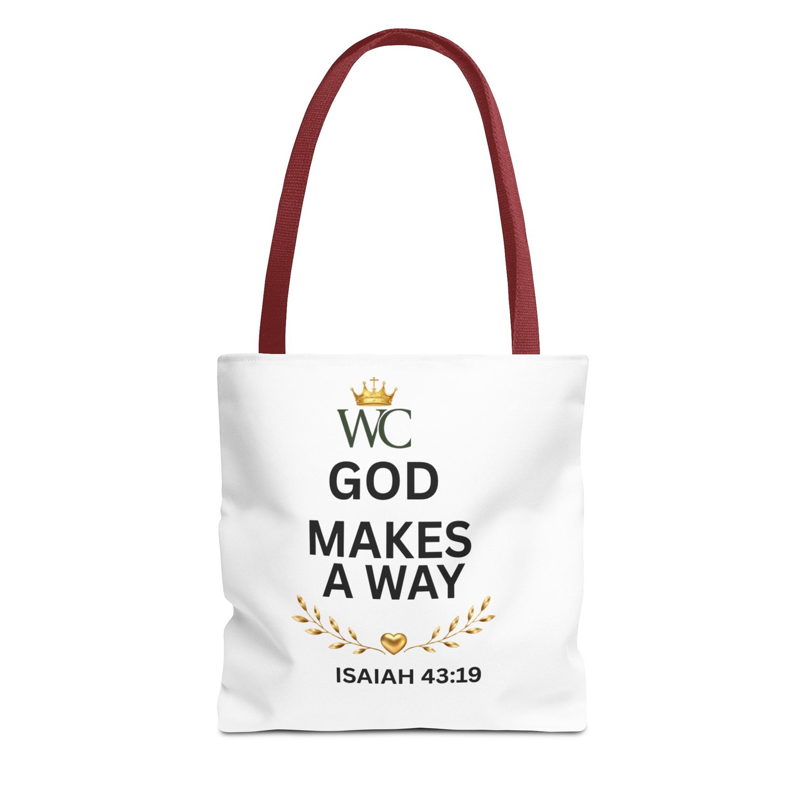 God Makes a Way Tote Bag (AOP) - Image 5