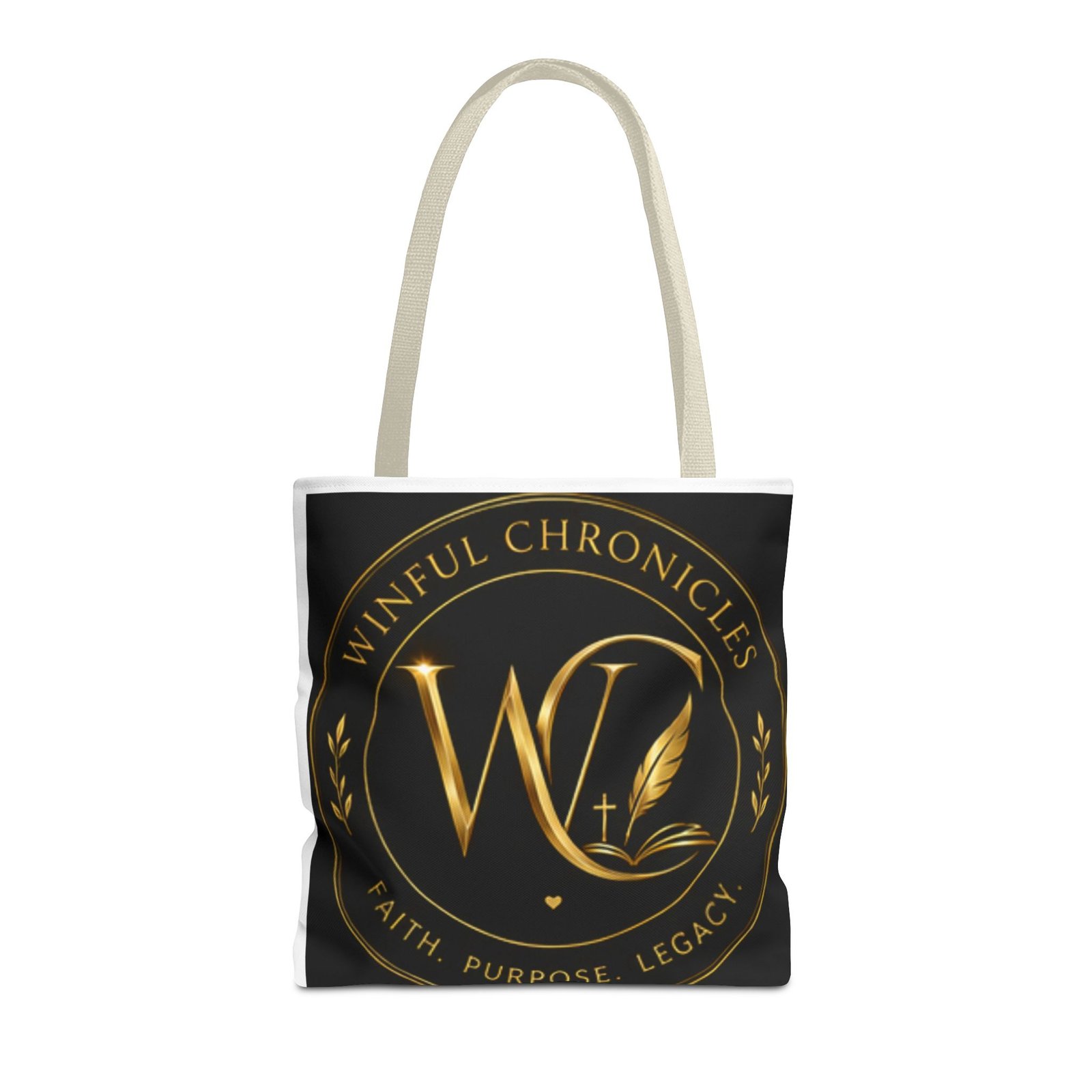 Winful Chronicles Signature Collection Tote Bag (AOP) - Image 40