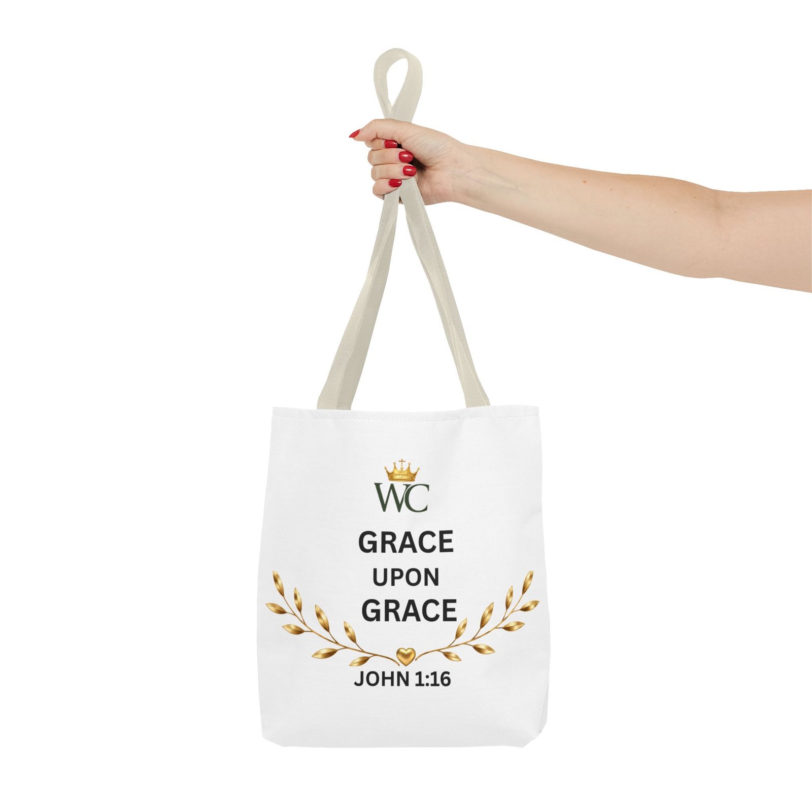 Grace Upon Grace Christian Tote Bag (AOP) - Image 16