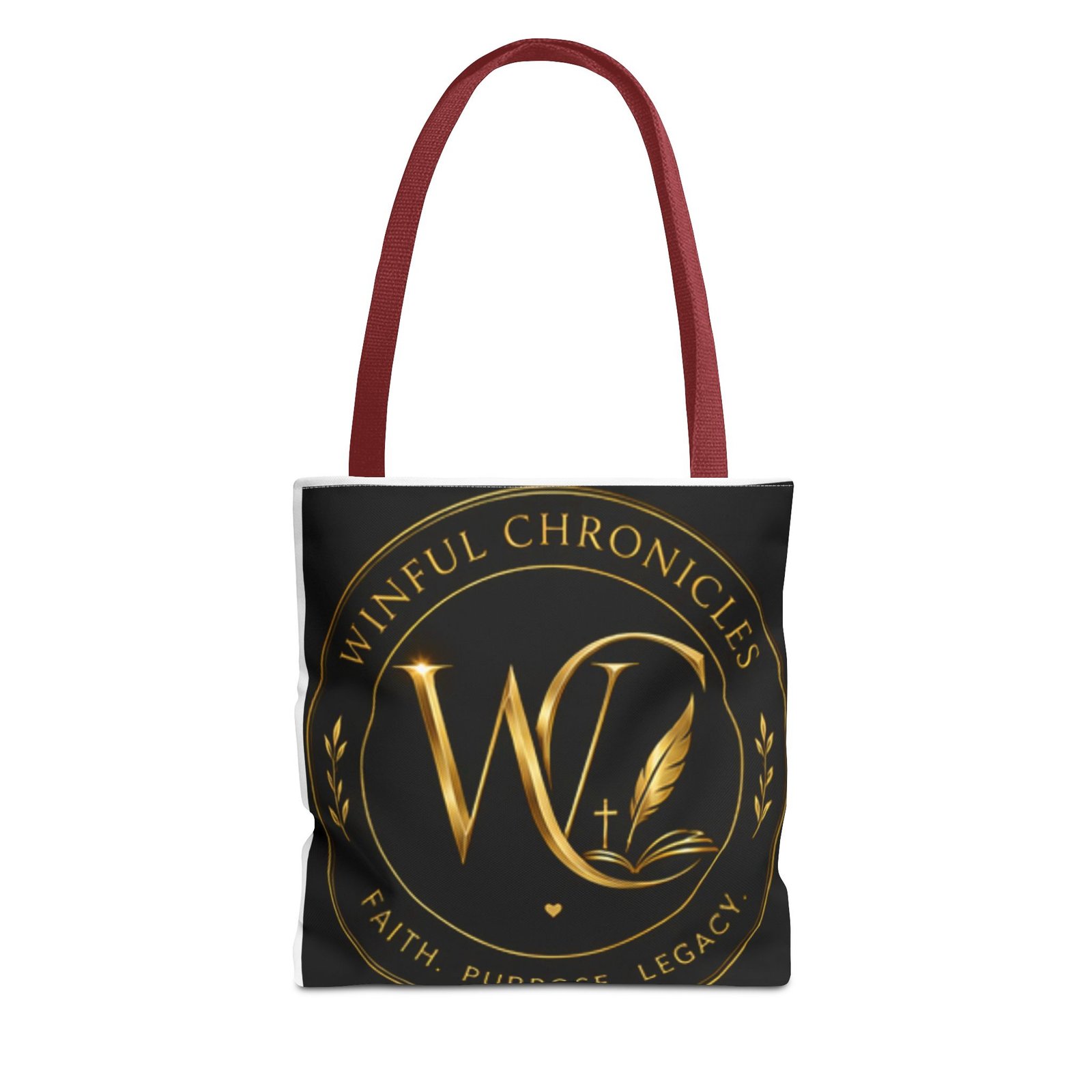 Winful Chronicles Signature Collection Tote Bag (AOP) - Image 12