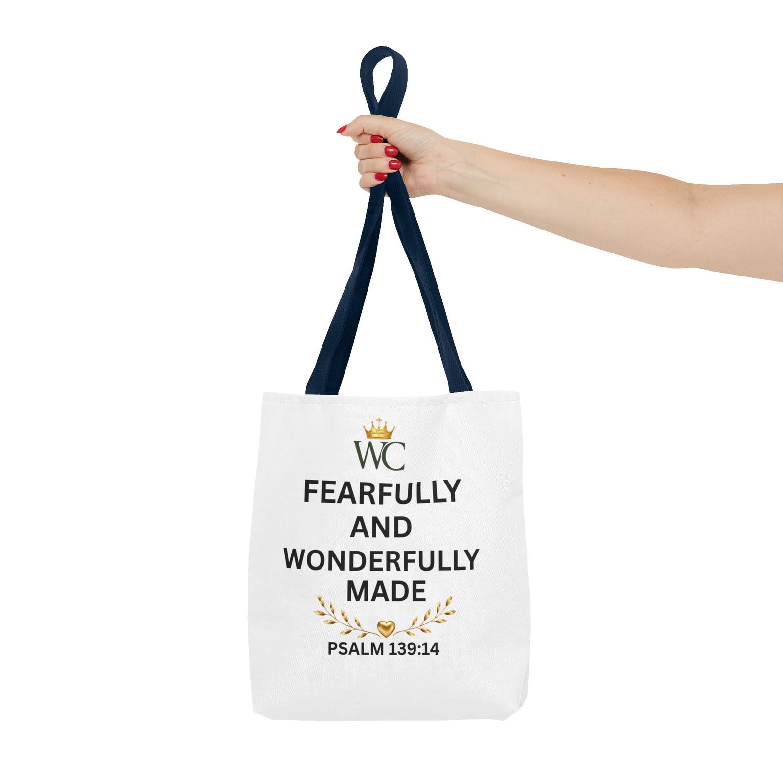Fearfully & Wonderfully Made Christian Tote Bag (AOP) - Image 20
