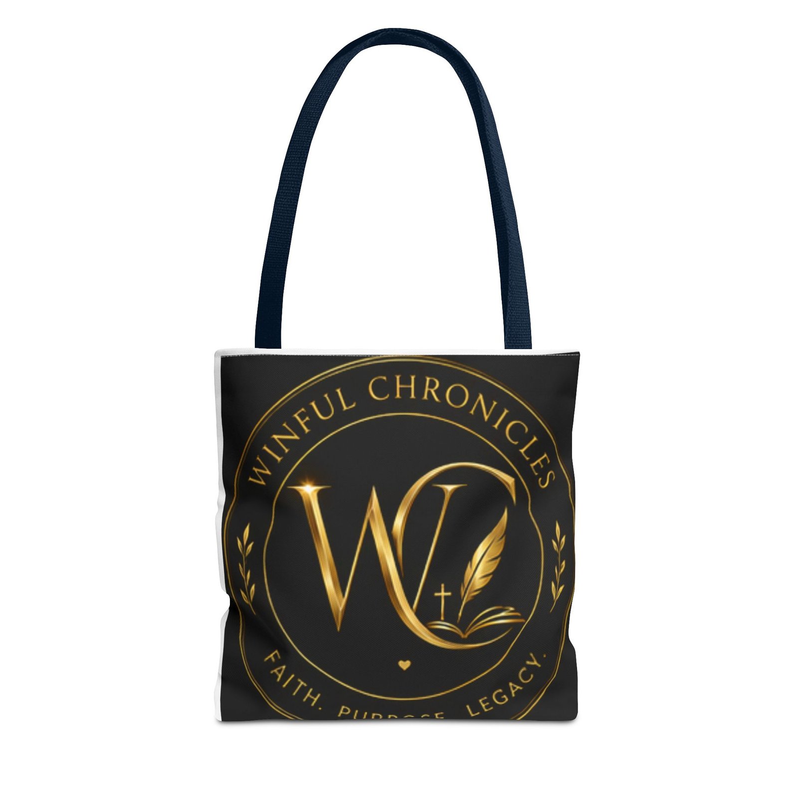 Winful Chronicles Signature Collection Tote Bag (AOP) - Image 48