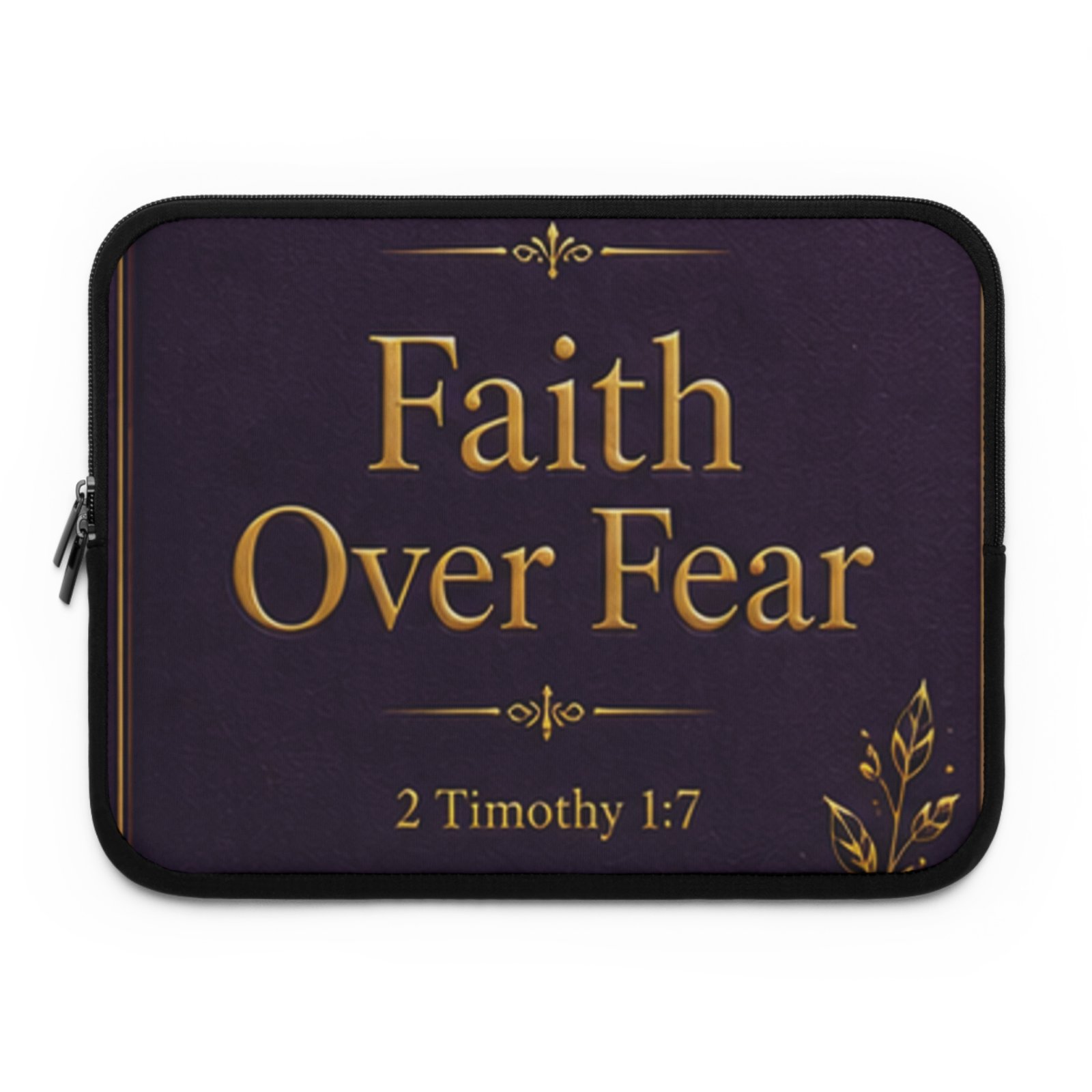 Faith Over Fear Laptop Sleeve - Image 9
