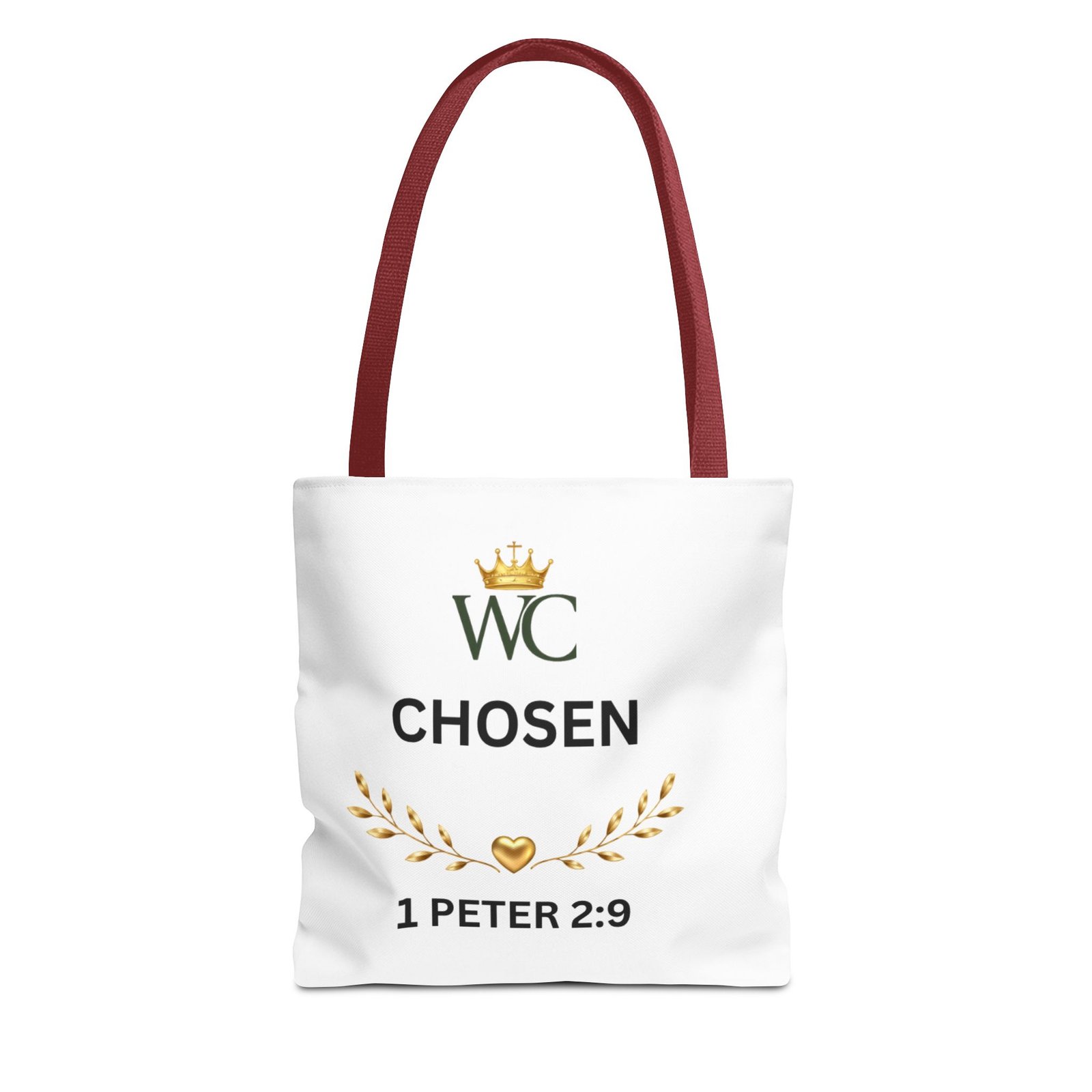 Chosen Christian Tote Bag (AOP) - Image 5