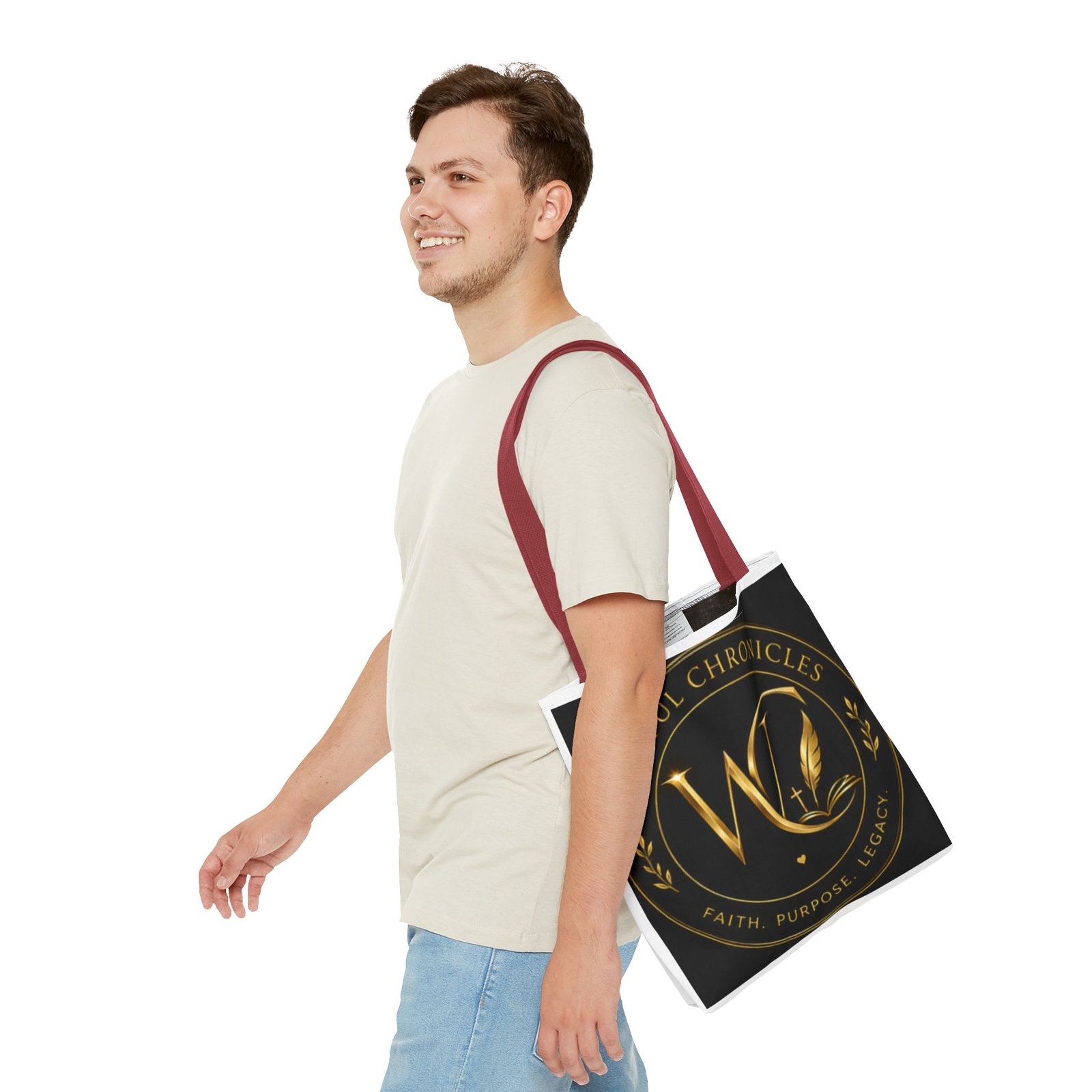 Winful Chronicles Signature Collection Tote Bag (AOP) - Image 18