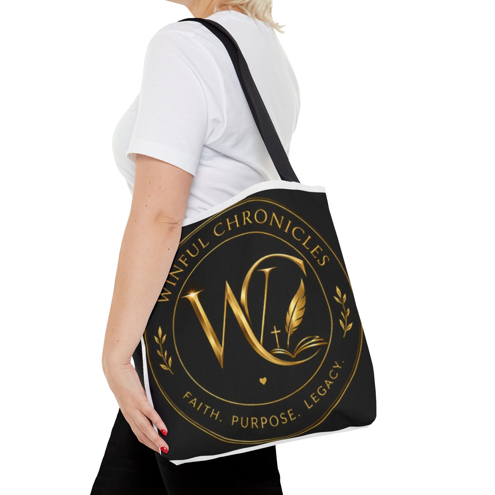 Winful Chronicles Signature Collection Tote Bag (AOP)