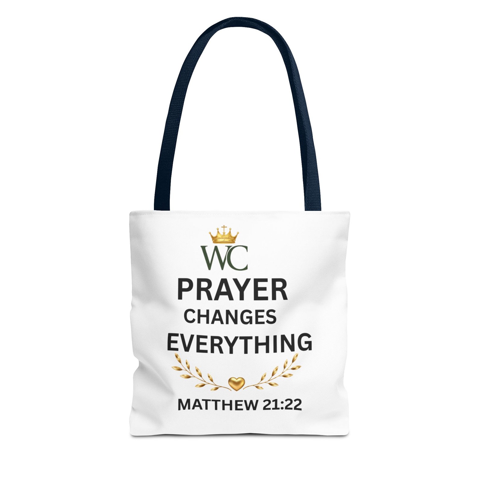Prayer Changes Everything Tote Bag (AOP) - Image 17