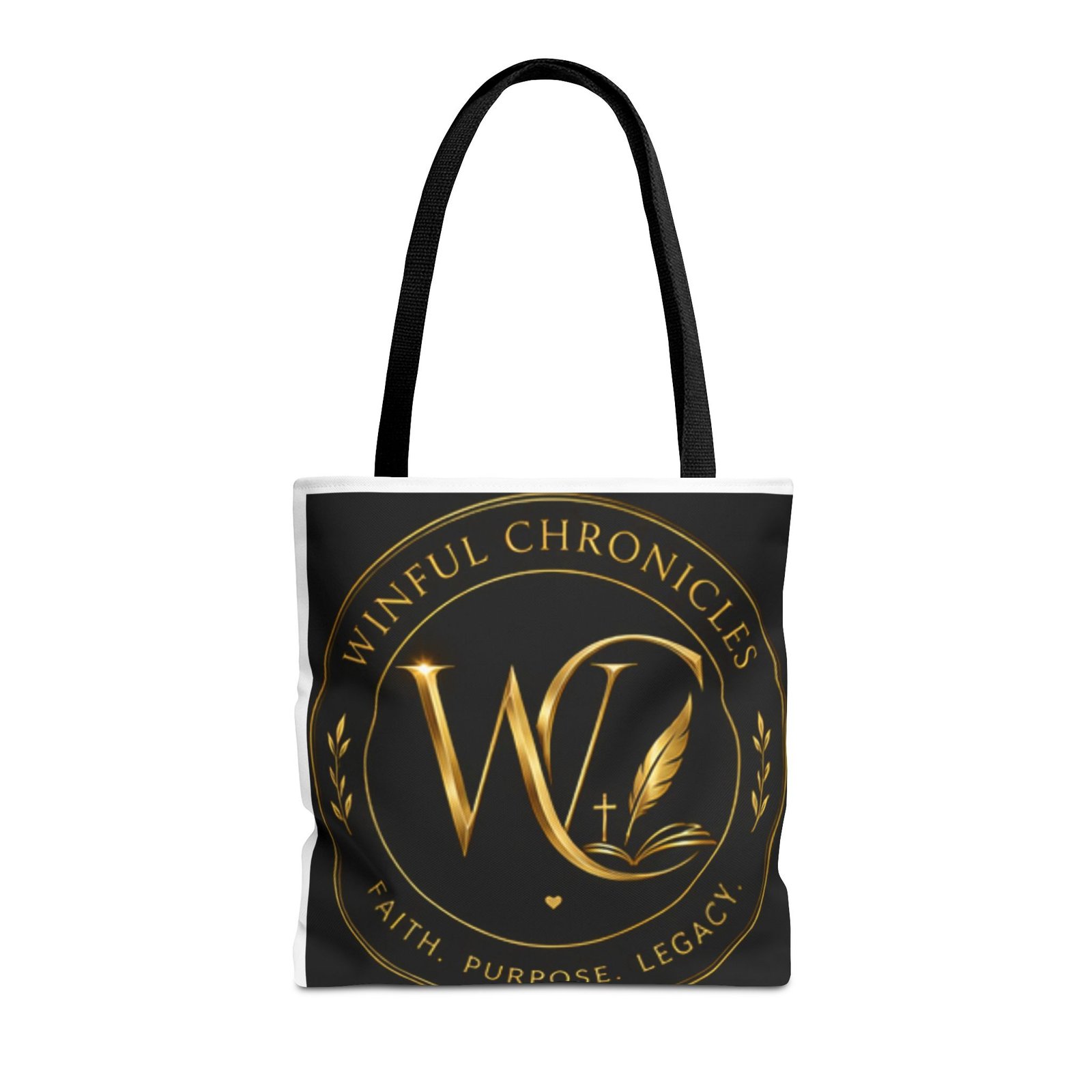 Winful Chronicles Signature Collection Tote Bag (AOP) - Image 5