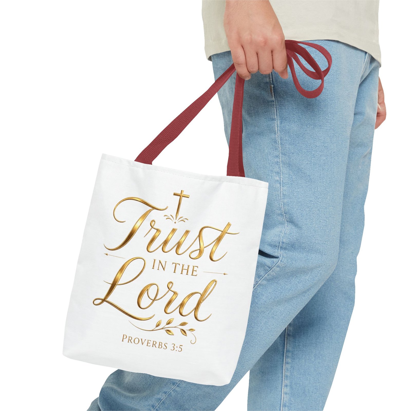 Trust in the Lord Tote Bag (AOP) - Image 7