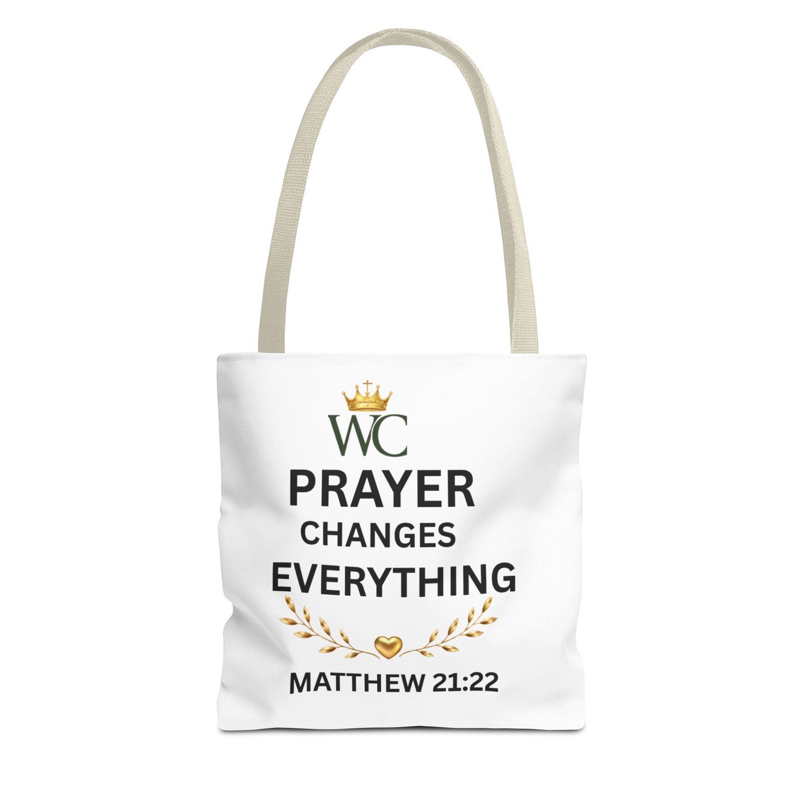 Prayer Changes Everything Tote Bag (AOP) - Image 13
