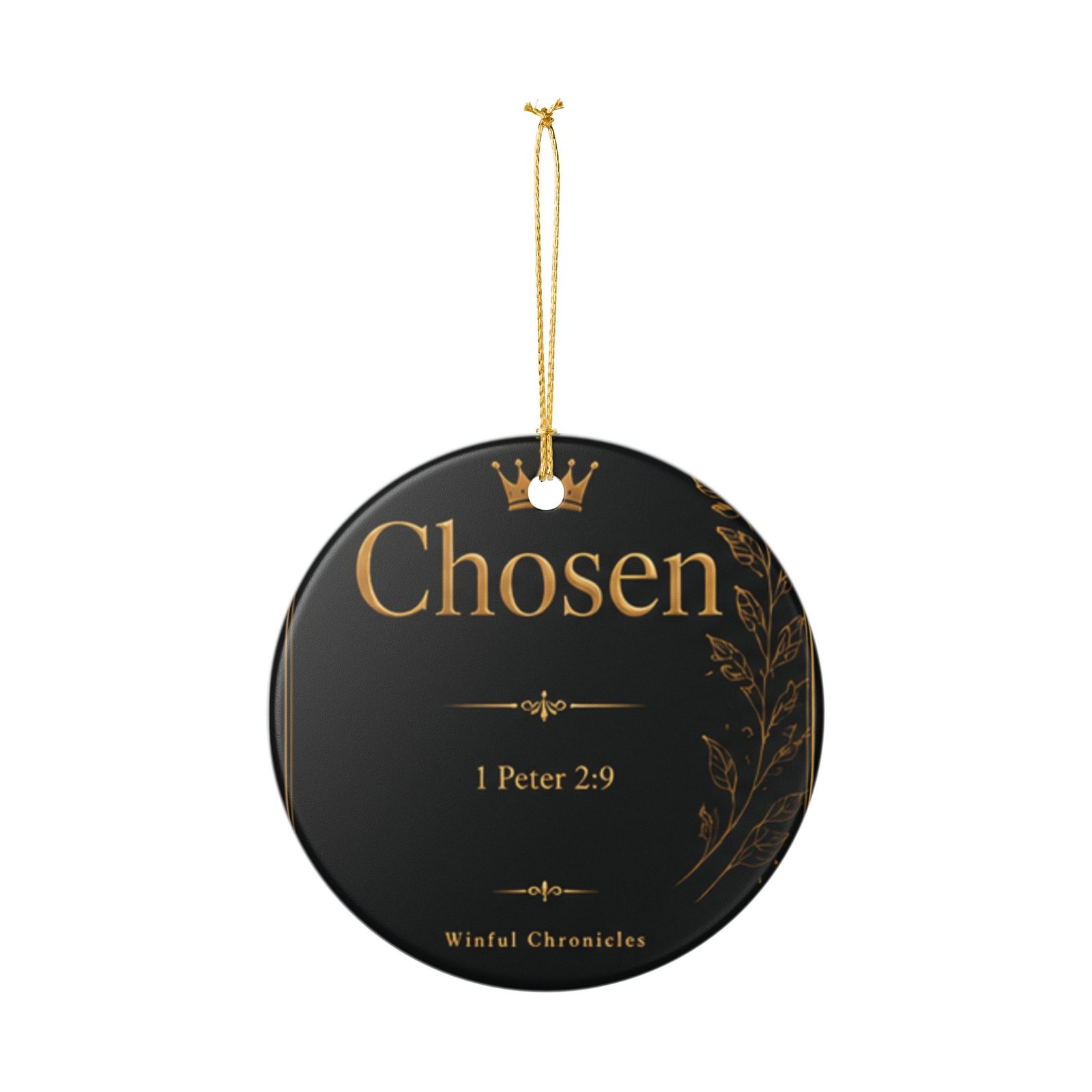 Chosen Scripture Ceramic Decoration Ornament, (1pc) - Image 3