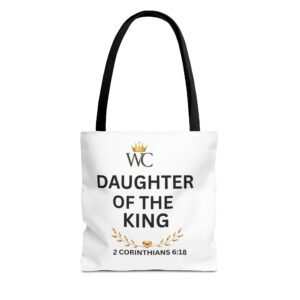 Daughter of the King Tote Bag (AOP)