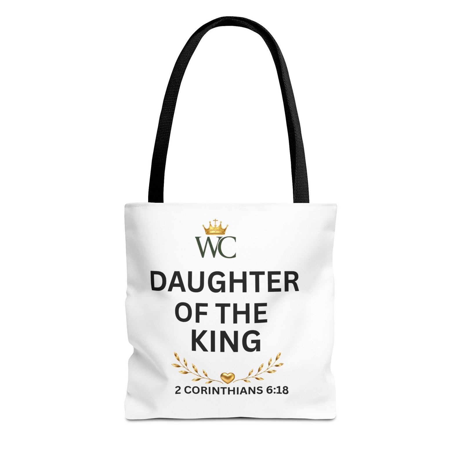 Daughter of the King Tote Bag (AOP)